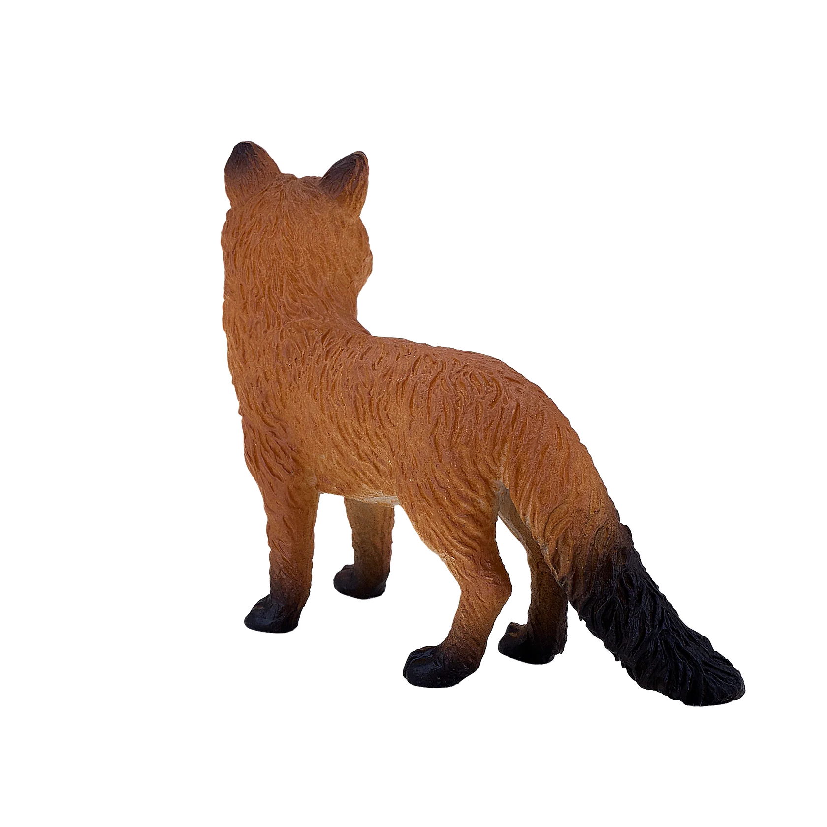 Mojo Red Fox Small Animal Figure Toy, Realistic Forest Wildlife Collectible for Kids