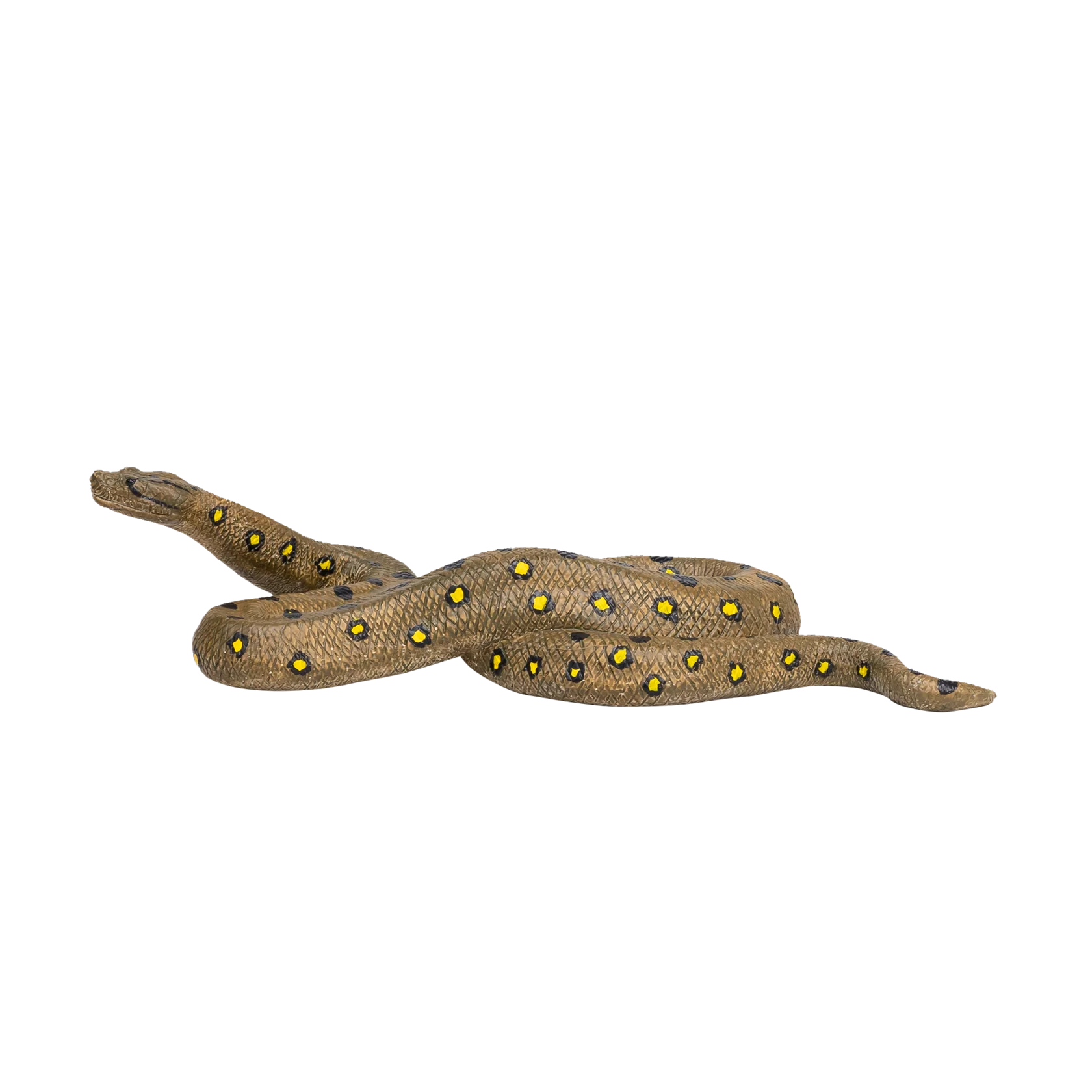 Mojo Green Anaconda XL Animal Figure Toy, Realistic Reptile Collectible for Kids