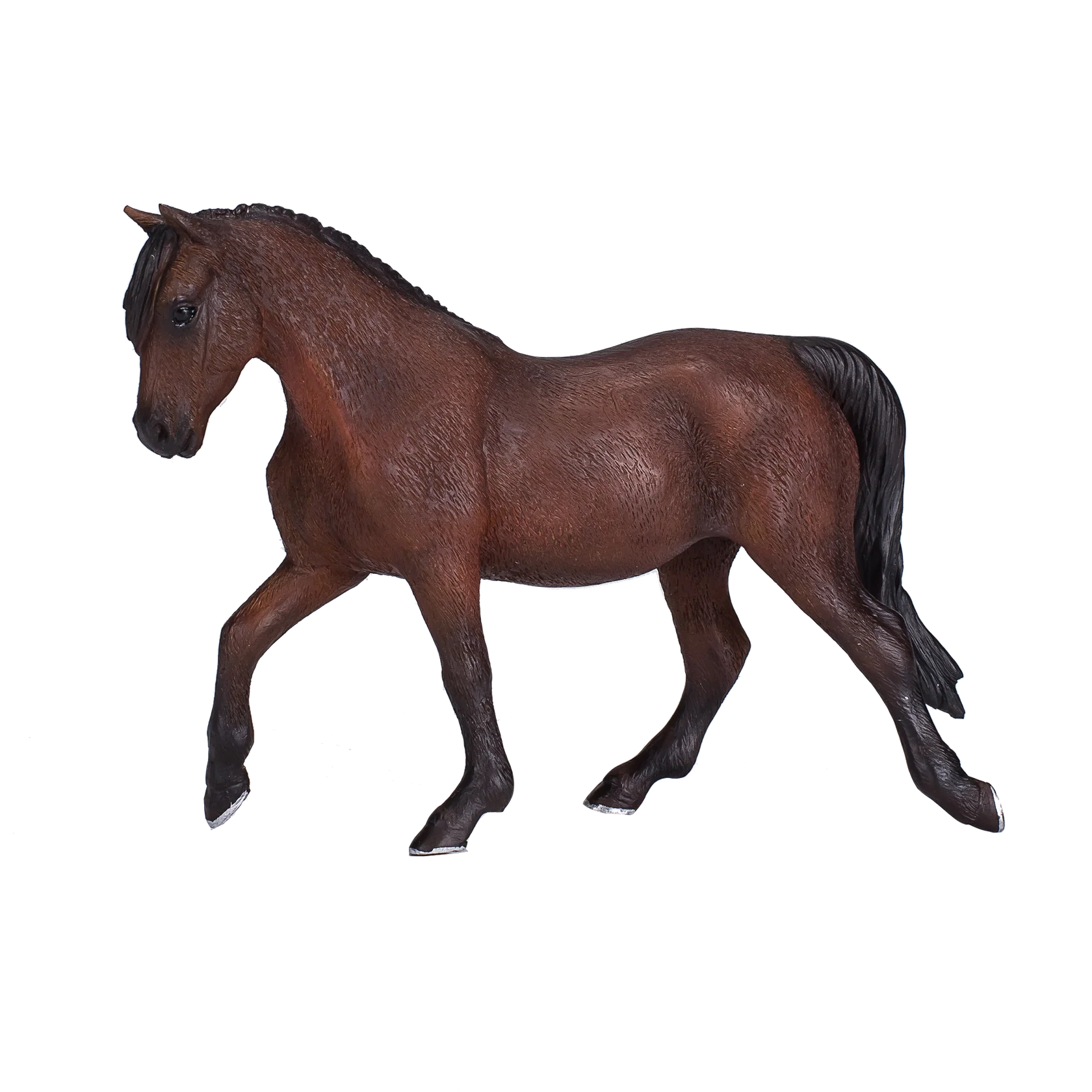 Mojo Morgan Stallion Bay XL Animal Figure Toy, Realistic Horse Collectible for Kids