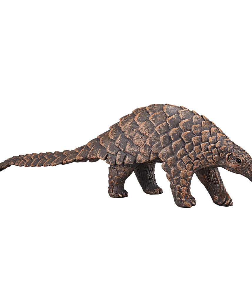 Mojo Indian Pangolin Medium Animal Figure Toy, Unique Wildlife Collectible for Kids