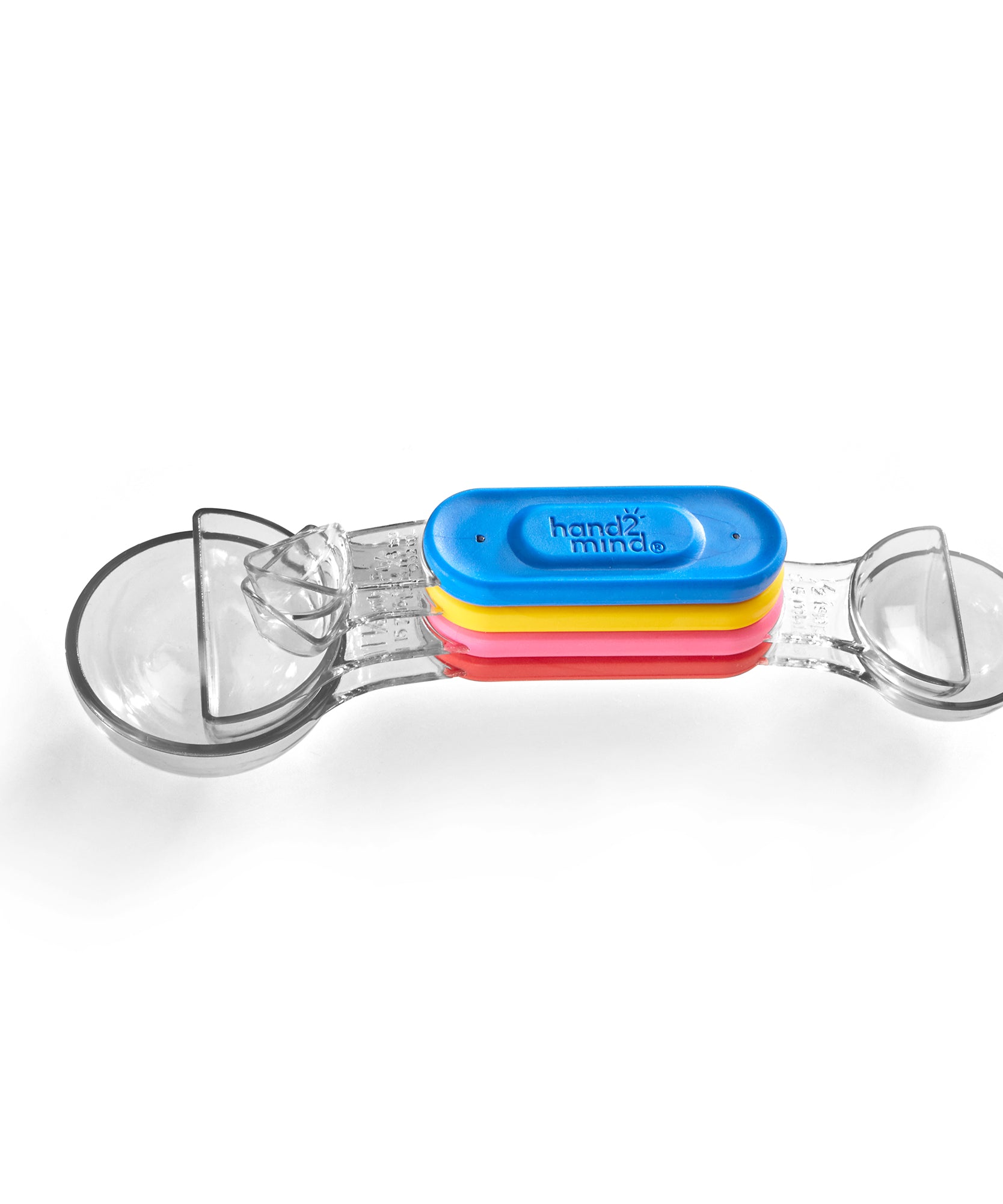 Learning Resources Rainbow Fraction Measuring Spoons, Set of 4 Magnetic, Colour-Coded Spoons, Food Safe, Dishwasher Safe, Ages 3+