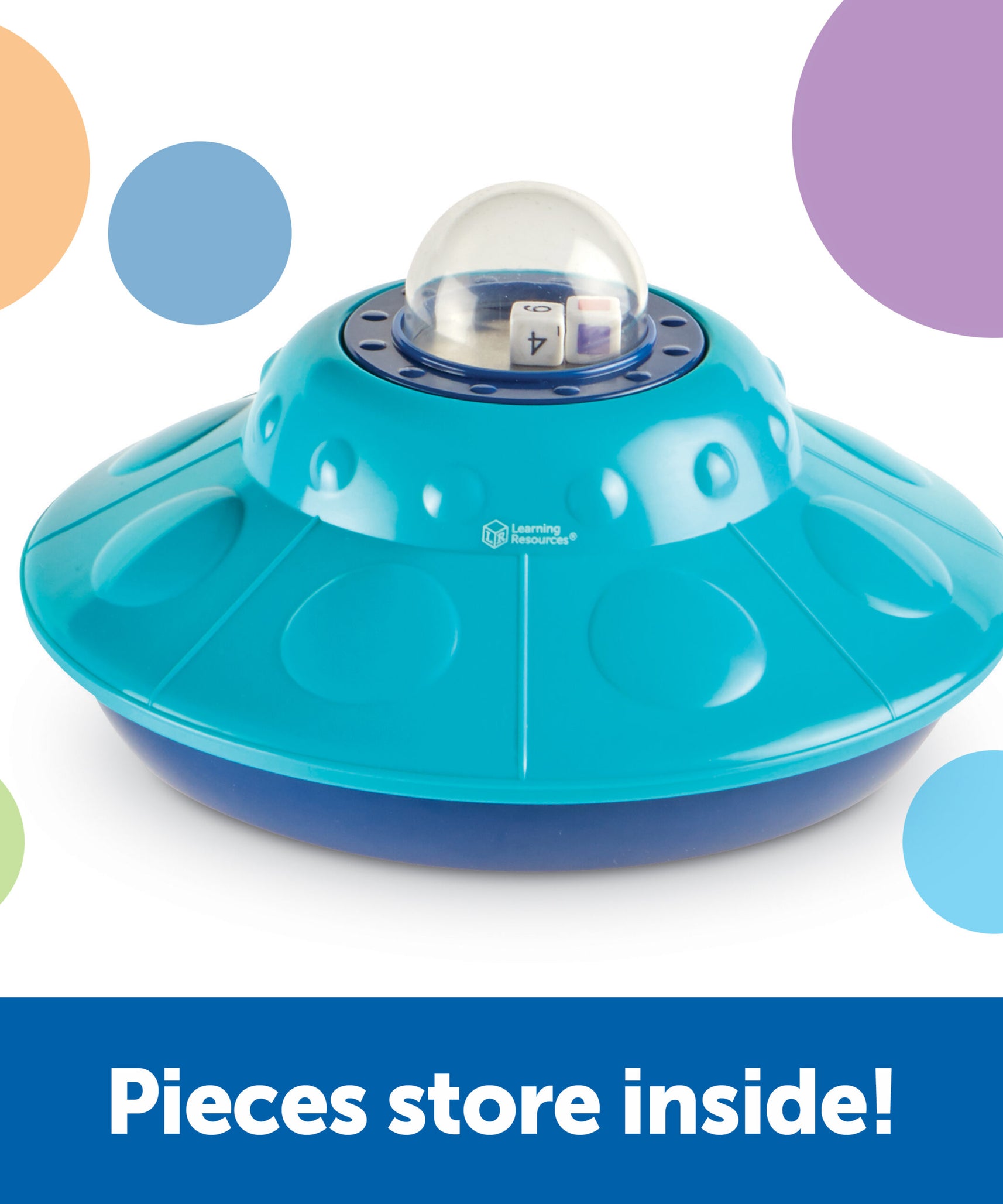 Learning Resources Oodles of Aliens! Sorting Saucer, Fine Motor & Sorting Game for Kids, 48 Pieces, Ages 3+