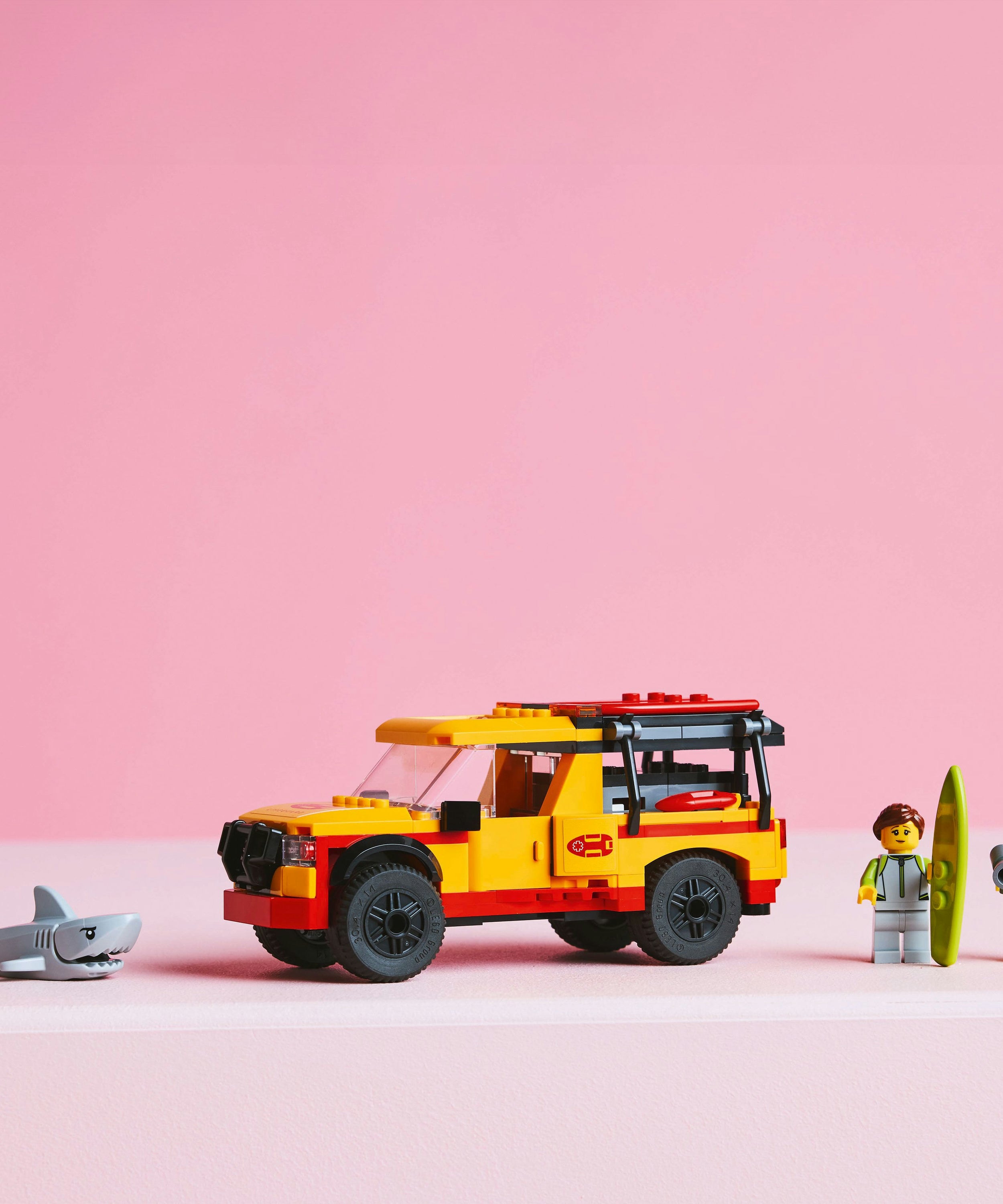 LEGO City 60453 Lifeguard Beach Rescue Truck Set for Kids 6+