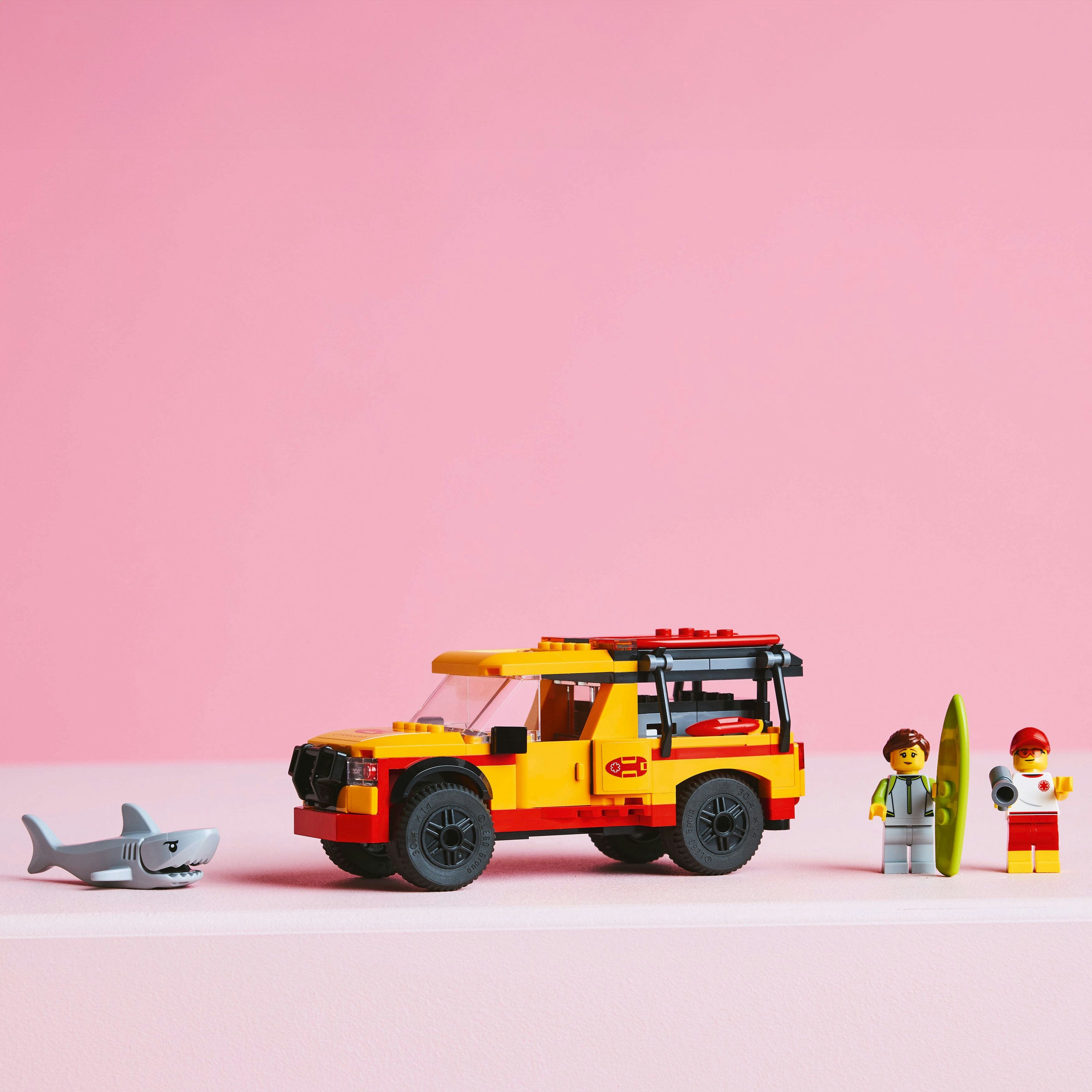 LEGO City 60453 Lifeguard Beach Rescue Truck Set for Kids 6+