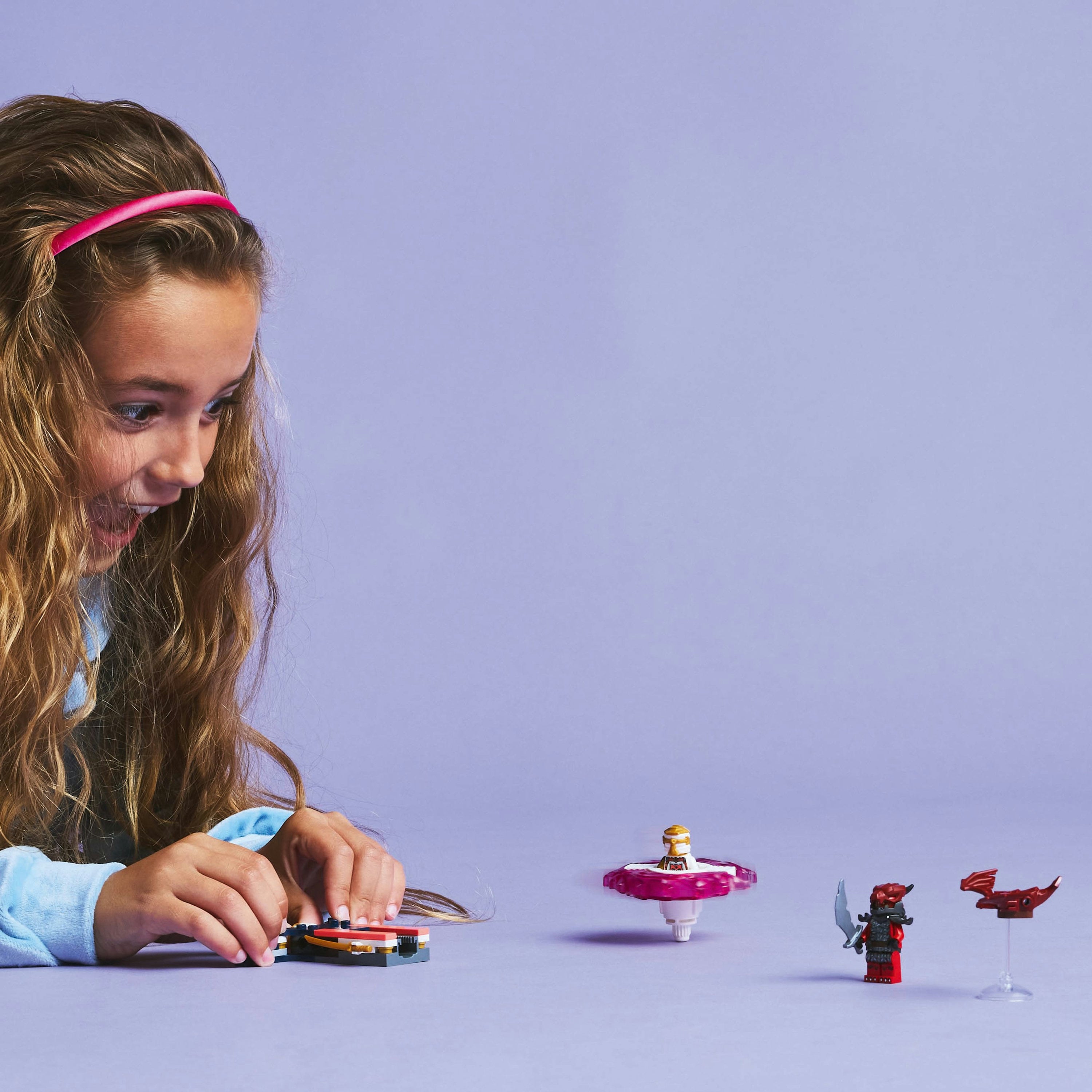 LEGO Ninjago 71824 Sora’s Dragon Spinjitzu Spinner Action Toy for Kids 6+ Boys, Spinjitzu Launcher + Minifigures