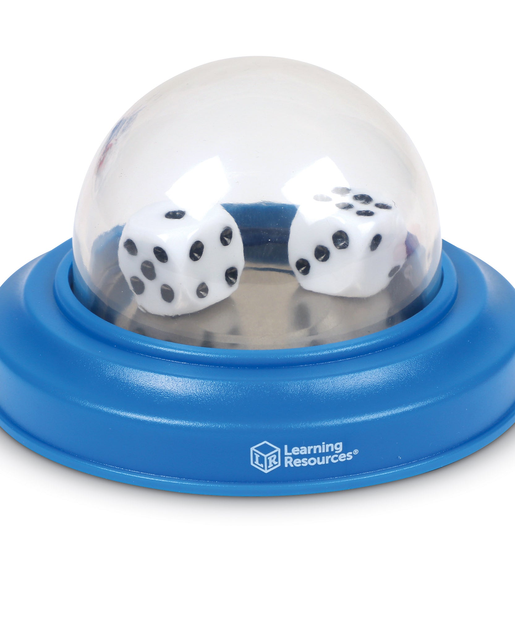 أدوات تفجير النرد من Learning Resources، مجموعة من 2 نرد في قبب، ملحق رياضيات وألعاب ممتع للأطفال، من سن 3 سنوات فما فوق، للاستخدام في الفصل الدراسي والمنزل، أدوات تفجير حمراء وزرقاء مع نرد أرقام ونقاط