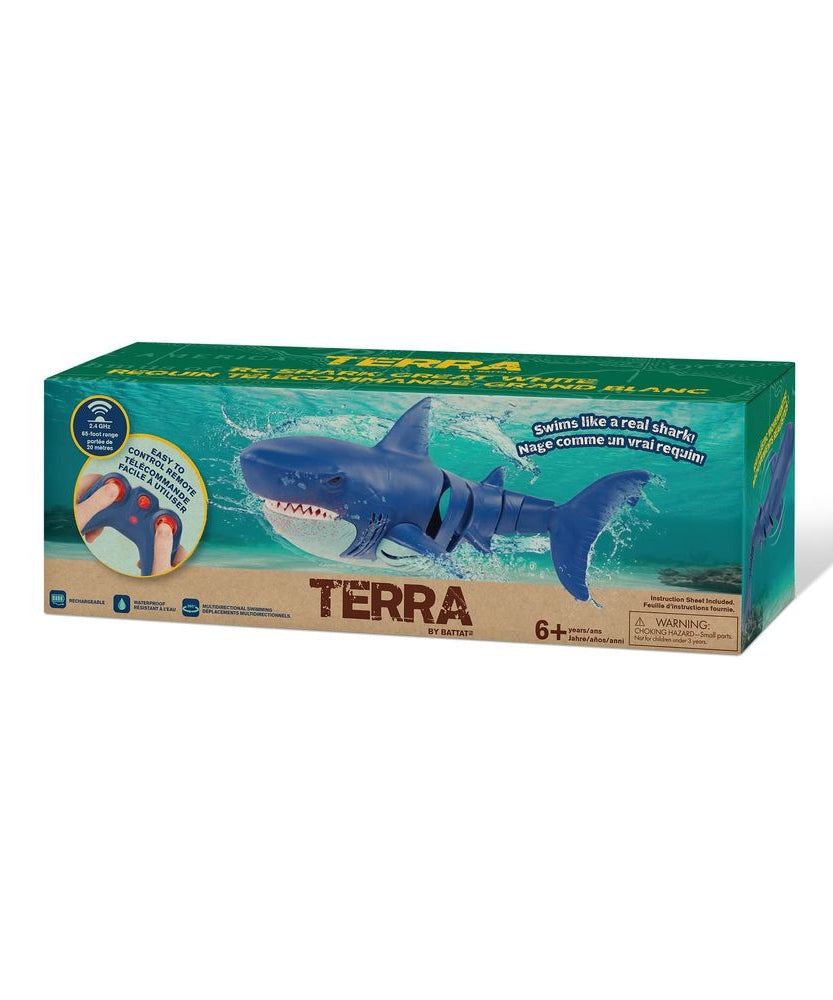 Terra by Battat – RC Shark - Great White