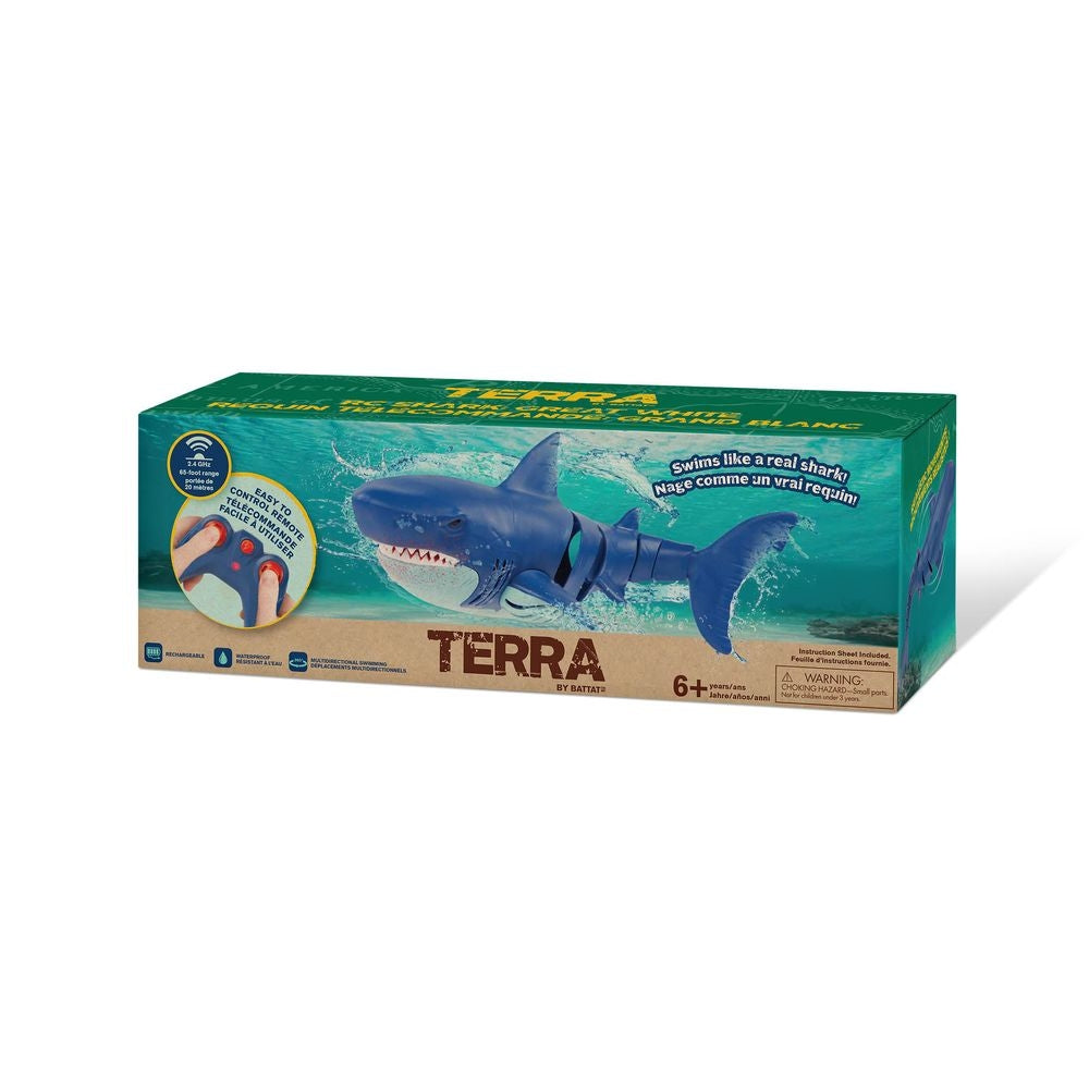 Terra by Battat – RC Shark - Great White