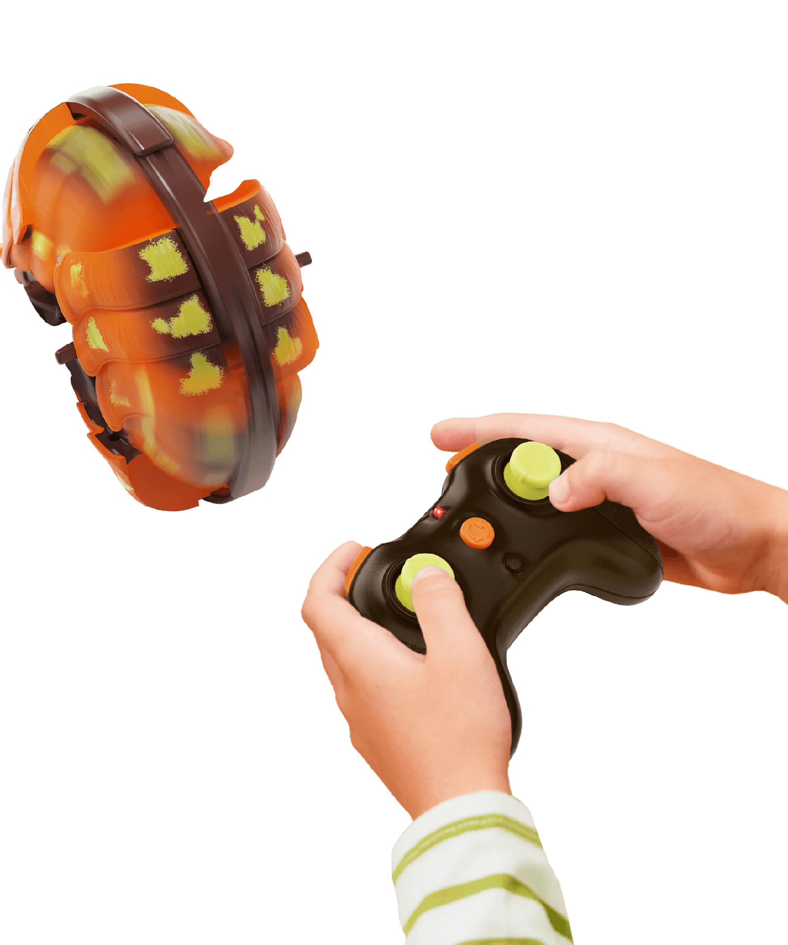 Terra RC Rolling Giant Pillbug | Easy to Control | Remote Control Bug That Rolls, Curls, Races & Balls Up | Glowing LED Eyes | Fun & Educational Insect Toy for Kids | For age 5+
