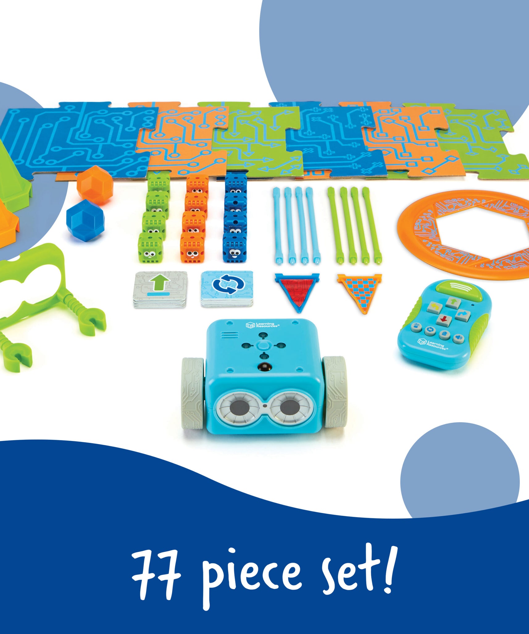 Learning Resources Botley the Coding Robot Activity Set, Hands-On Early Coding and STEM Learning for Kids Aged 5+