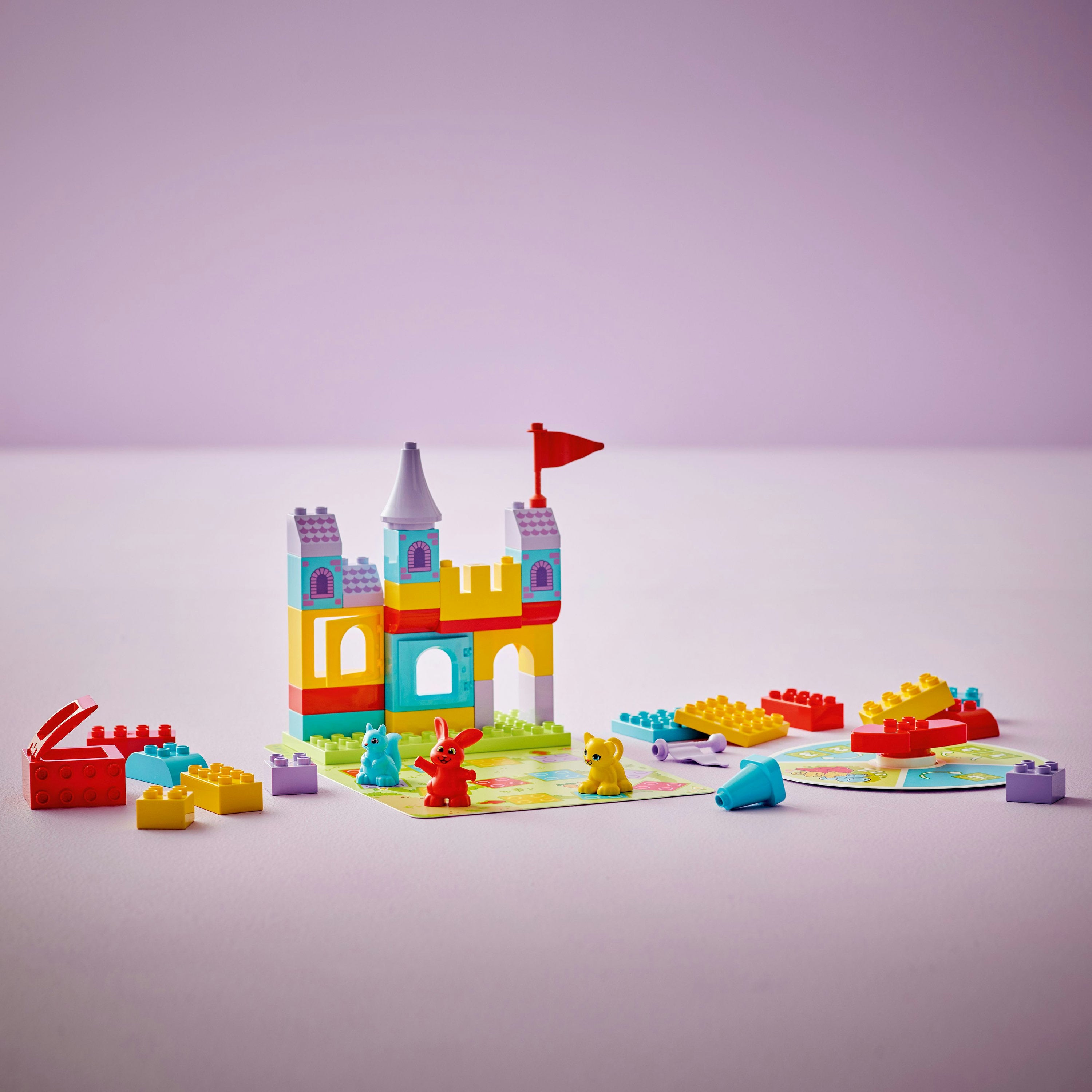 LEGO Duplo 10450 Hopsys Castle Game V29 for Unisex 3+ Interactive Castle Adventure Early Learning Building Set