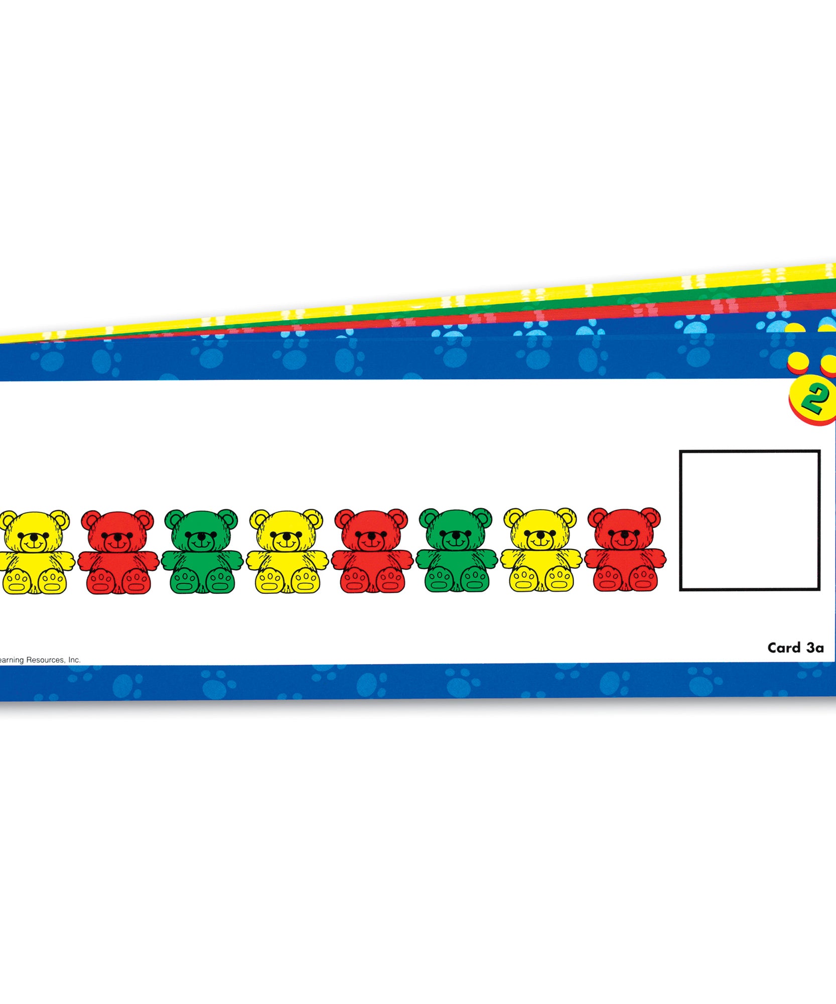 Learning Resources Three Bear Family Double-Sided Pattern Cards, Set of 16, Hands-On Maths Activities for Counting, Sorting & Patterning, Ideal for Classroom & Home Learning, Ages 3+