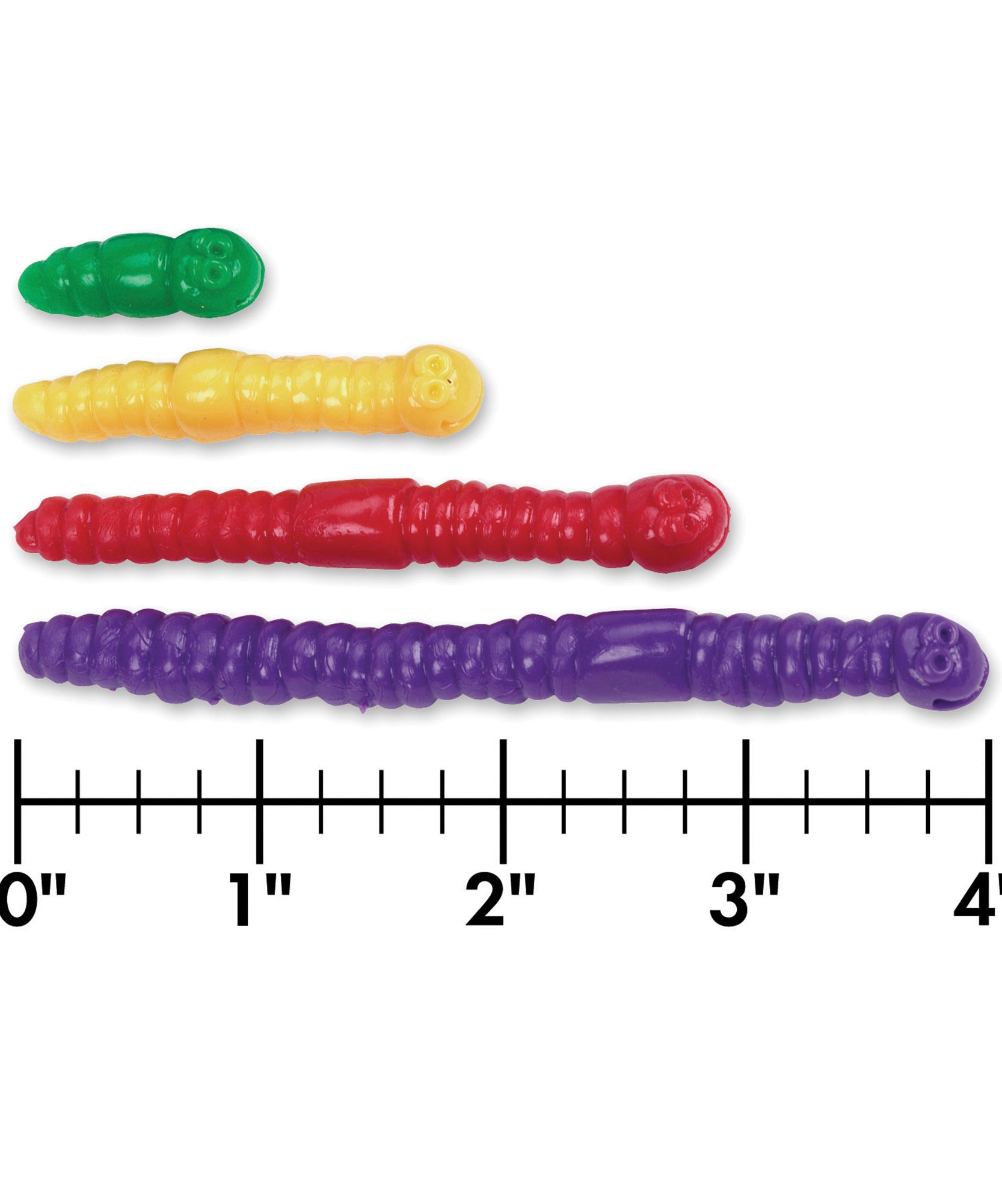 Learning Resources Measuring Worms, Set of 72, Tactile Colourful Worms for Counting, Sorting & Measuring, Includes Activity Guide, Convenient Storage Bucket, Ages 3+