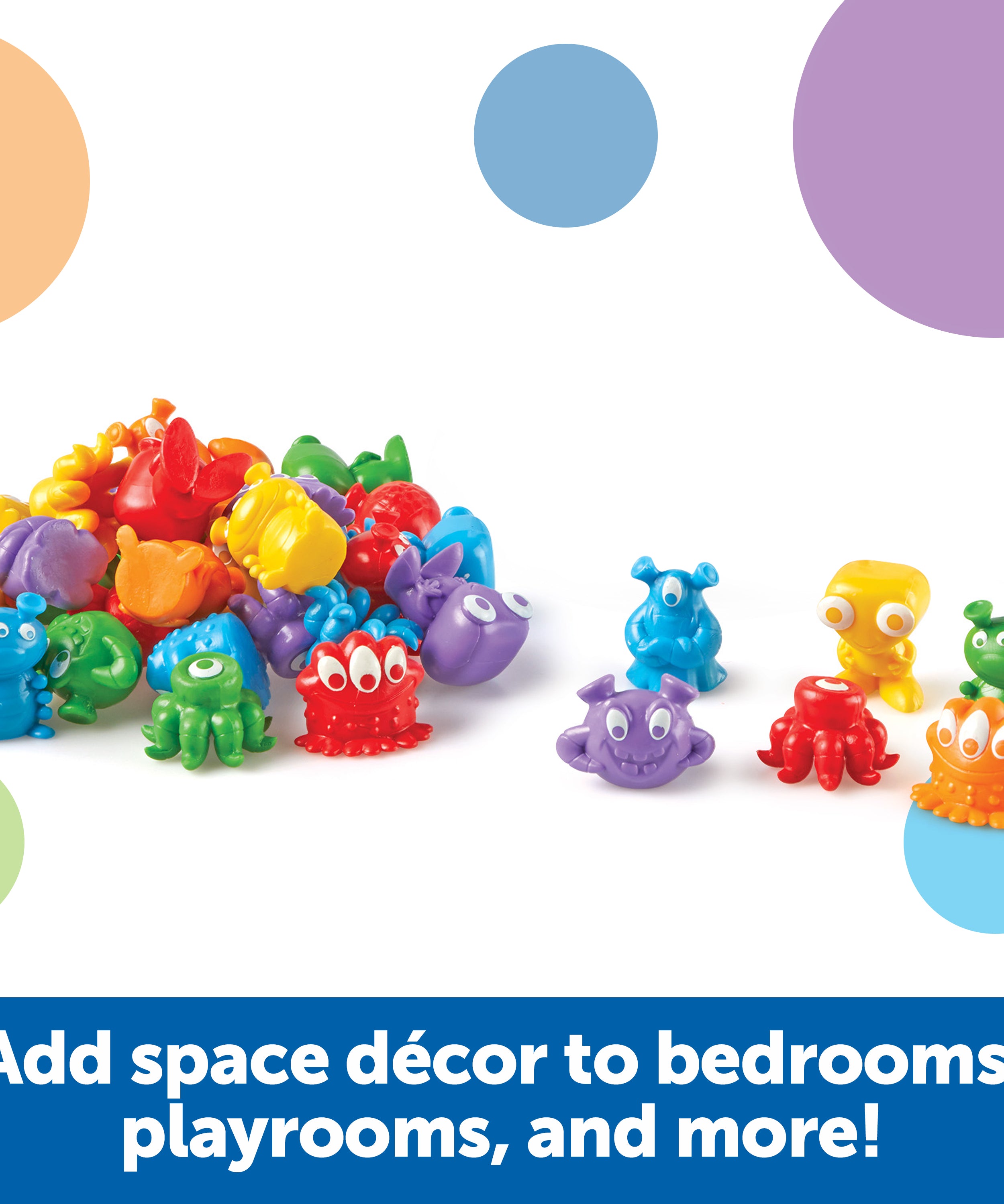 Learning Resources Grab & Sort Fine Motor Alien Counters, 37-Piece Early Math and Fine Motor Skills Toy, Includes Tri-Grip Tongs for Counting, Sorting, and Matching, For Preschoolers Ages 3+