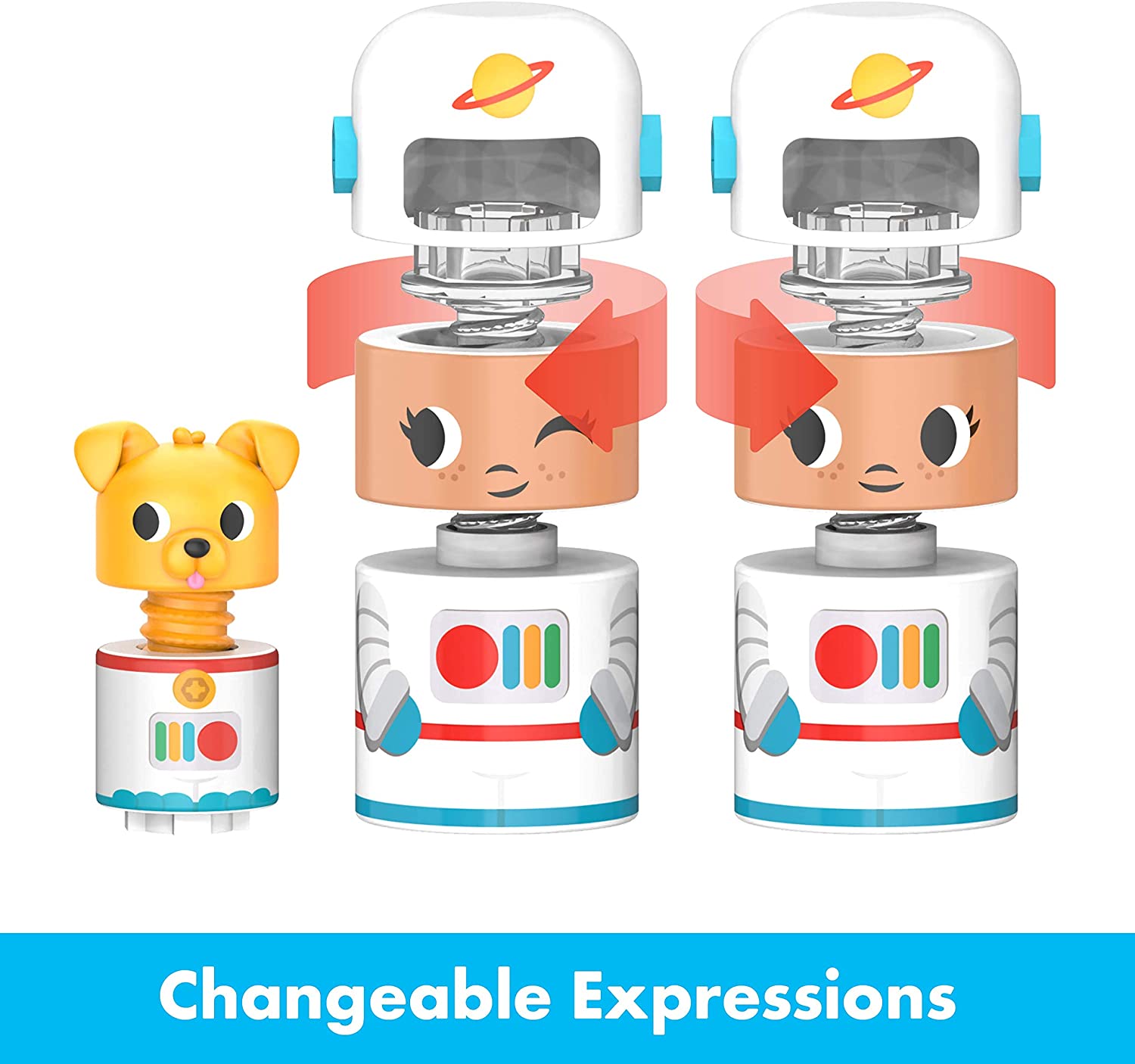 موارد التعلم تصميم وحفر® بولت باديز® لعبة بناء صاروخ مع مثقاب كهربائي آمن للأطفال، للأعمار من 3 سنوات فما فوق