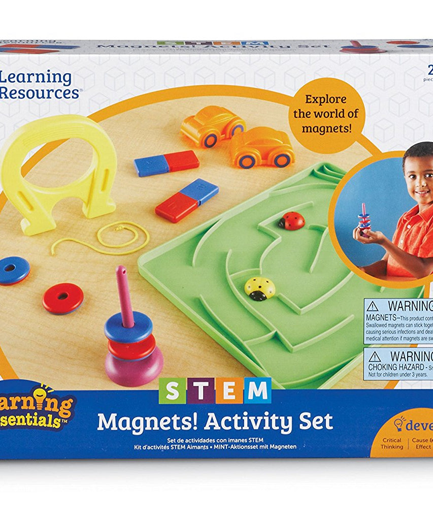 مجموعة أنشطة STEM Magnets من Learning Resources، مجموعة علمية عملية عن المغناطيسية للأطفال، من سن 5 سنوات فما فوق