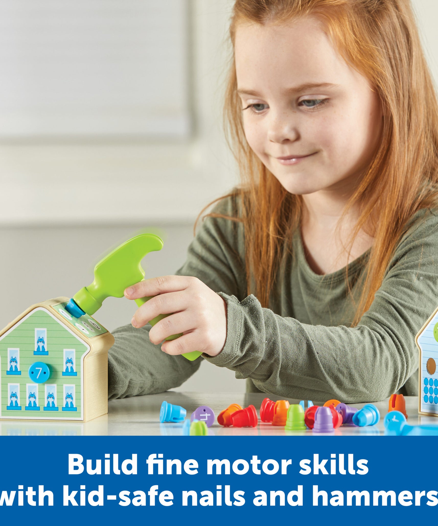 مجموعة أنشطة أظافر الأرقام من Learning Resources، لعبة رياضيات لمرحلة ما قبل المدرسة للعد والتسلسل، لعبة لتنمية المهارات الحركية الدقيقة والرياضيات المبكرة، للأعمار من 3 سنوات فما فوق