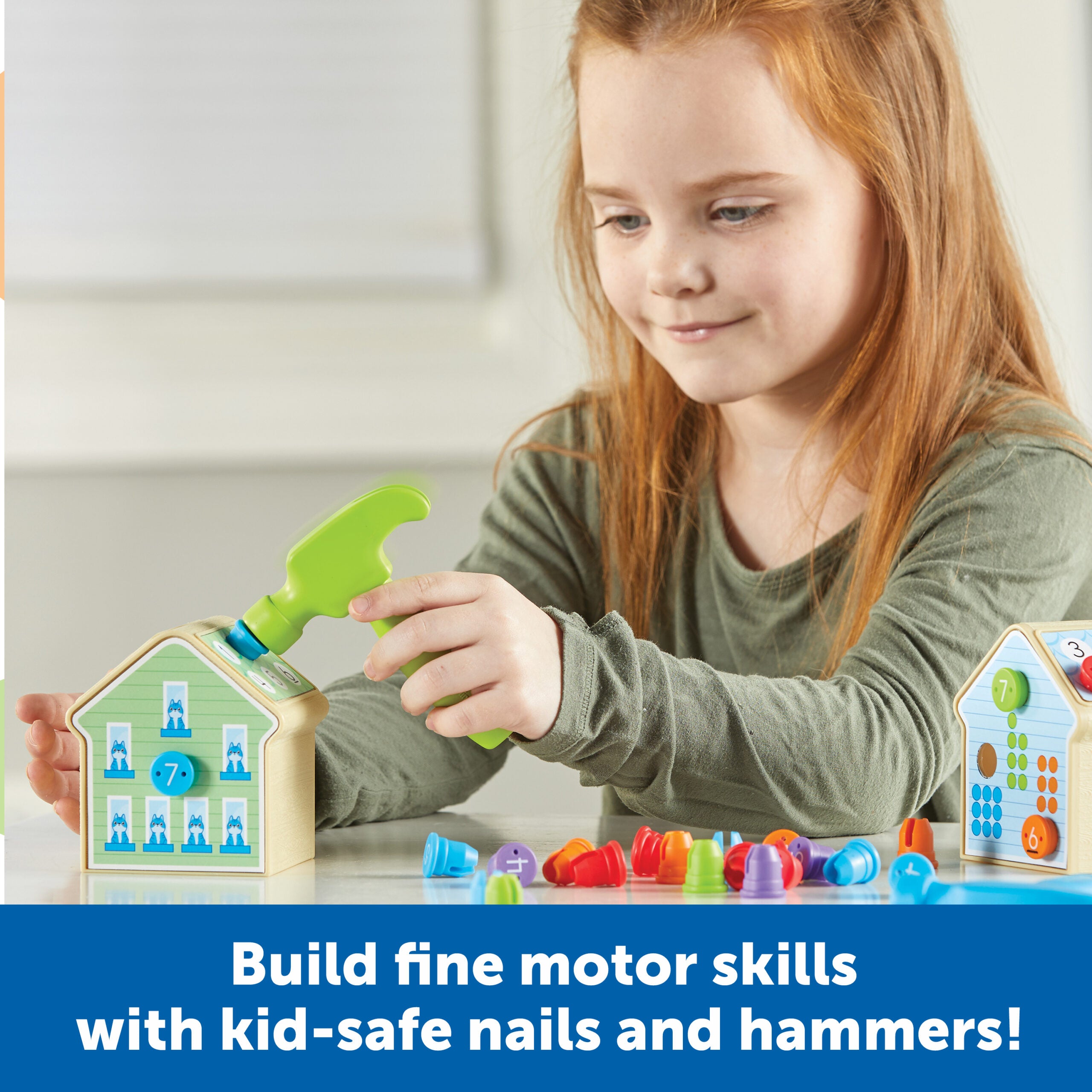 مجموعة أنشطة أظافر الأرقام من Learning Resources، لعبة رياضيات لمرحلة ما قبل المدرسة للعد والتسلسل، لعبة لتنمية المهارات الحركية الدقيقة والرياضيات المبكرة، للأعمار من 3 سنوات فما فوق