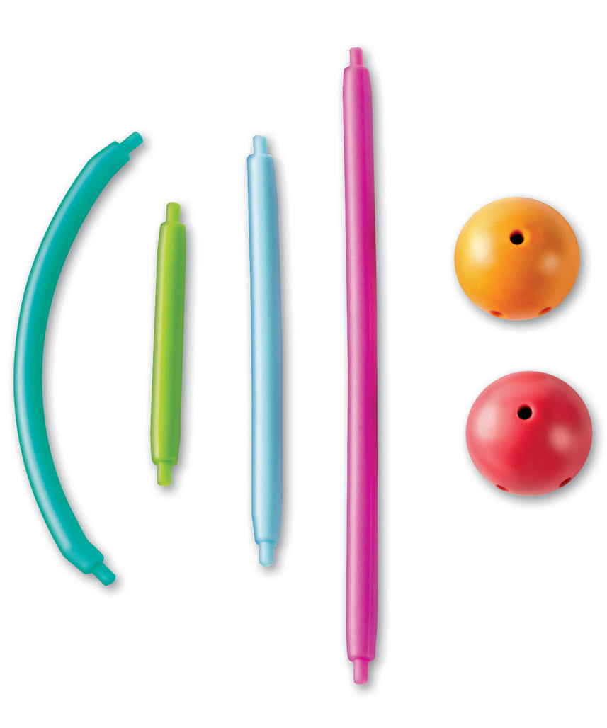 مجموعة بناء الهندسة STEM Explorers Geomakers من Learning Resources، مكونة من 58 قطعة للأطفال، من سن 5 سنوات فما فوق