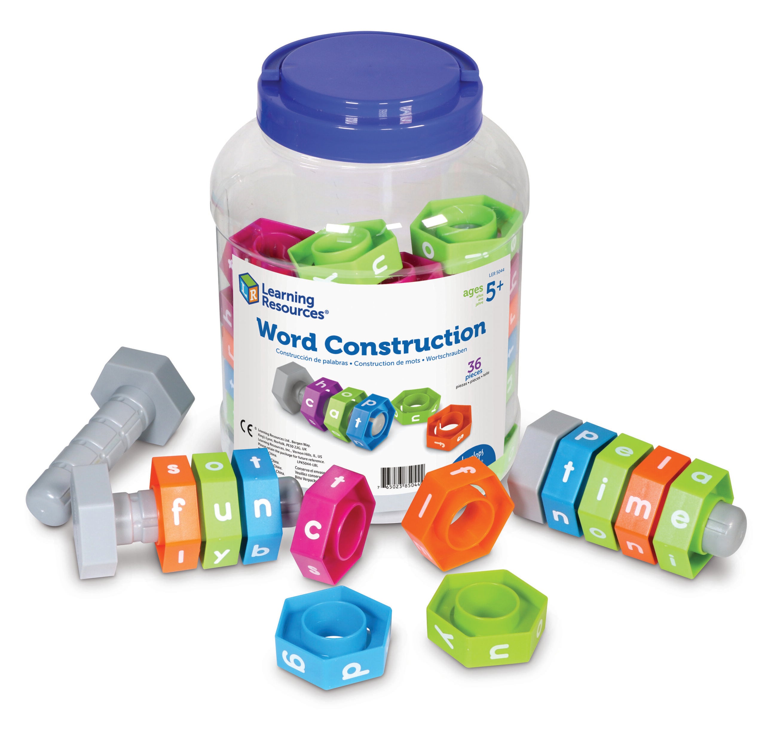 Learning Resources Word Construction, Hands-On Literacy Tool, Encourag ...