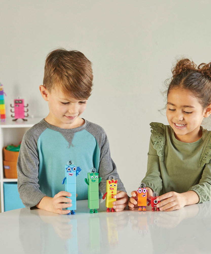 Learning Resources Numberblocks Friends One to Five, Collectible Figures with Posable Arms, Officially Licensed Learning Resources Set