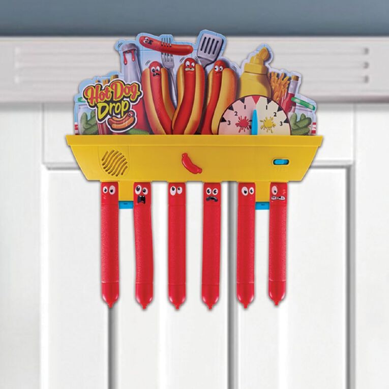 Hot Dog Drop Game, Fun Family Game for Kids 5+ Years, Exciting Fast-Paced Sausage Grabbing Game