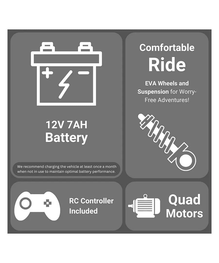 Lovely Baby Lexus LX570 SUV Ride-On Car for Kids, 3+ Years, Remote Control, LED Lights, Music, Openable Doors – Red, Gold, or Blue