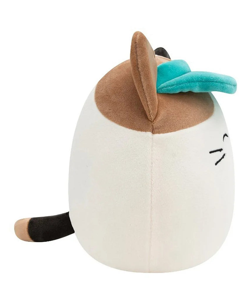 Squishmallows Cam the Cat Plush with Hat 7.5 Inch Super Soft Collectible Stuffed Toy for Kids and Collectors Ages 3 and Up