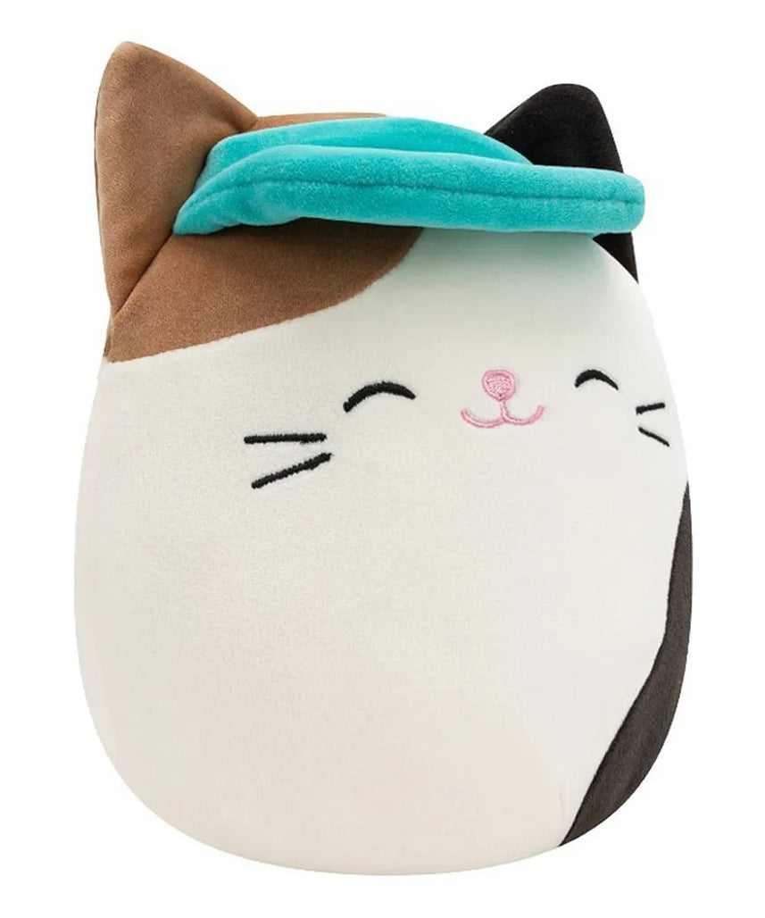 Squishmallows Cam the Cat Plush with Hat 7.5 Inch Super Soft Collectible Stuffed Toy for Kids and Collectors Ages 3 and Up