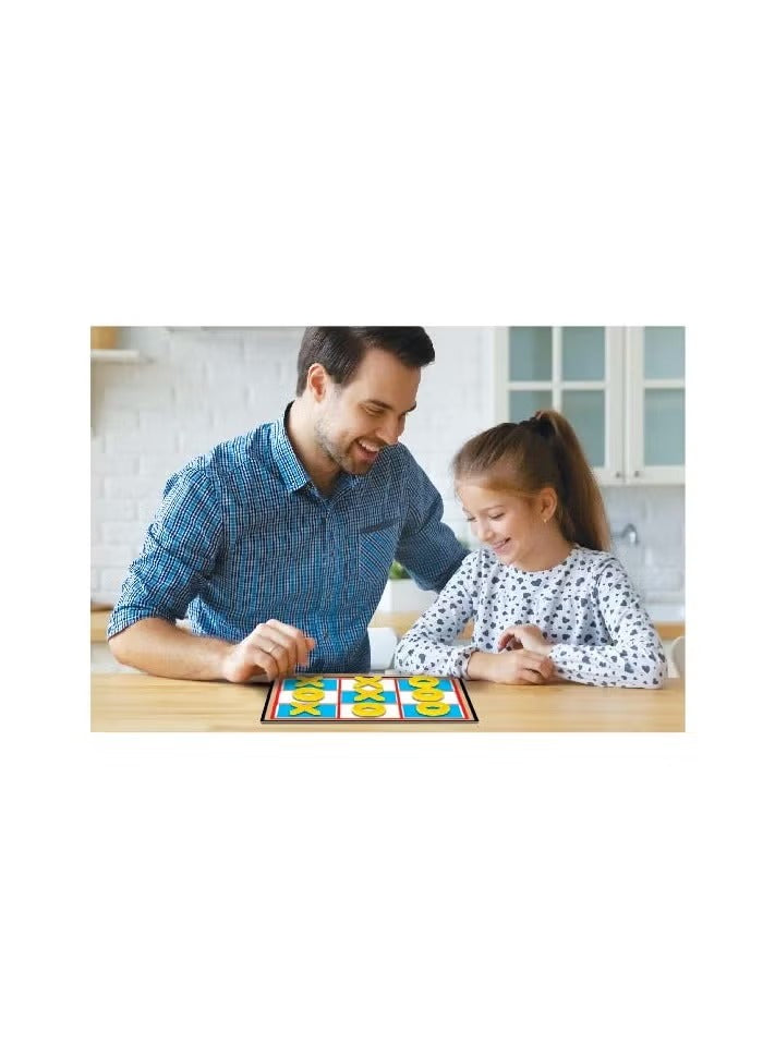 Ambassador MA Classic Games Tic-Tac-Toe, Plastic Pieces, Multi Color, Family Fun+3 Years
