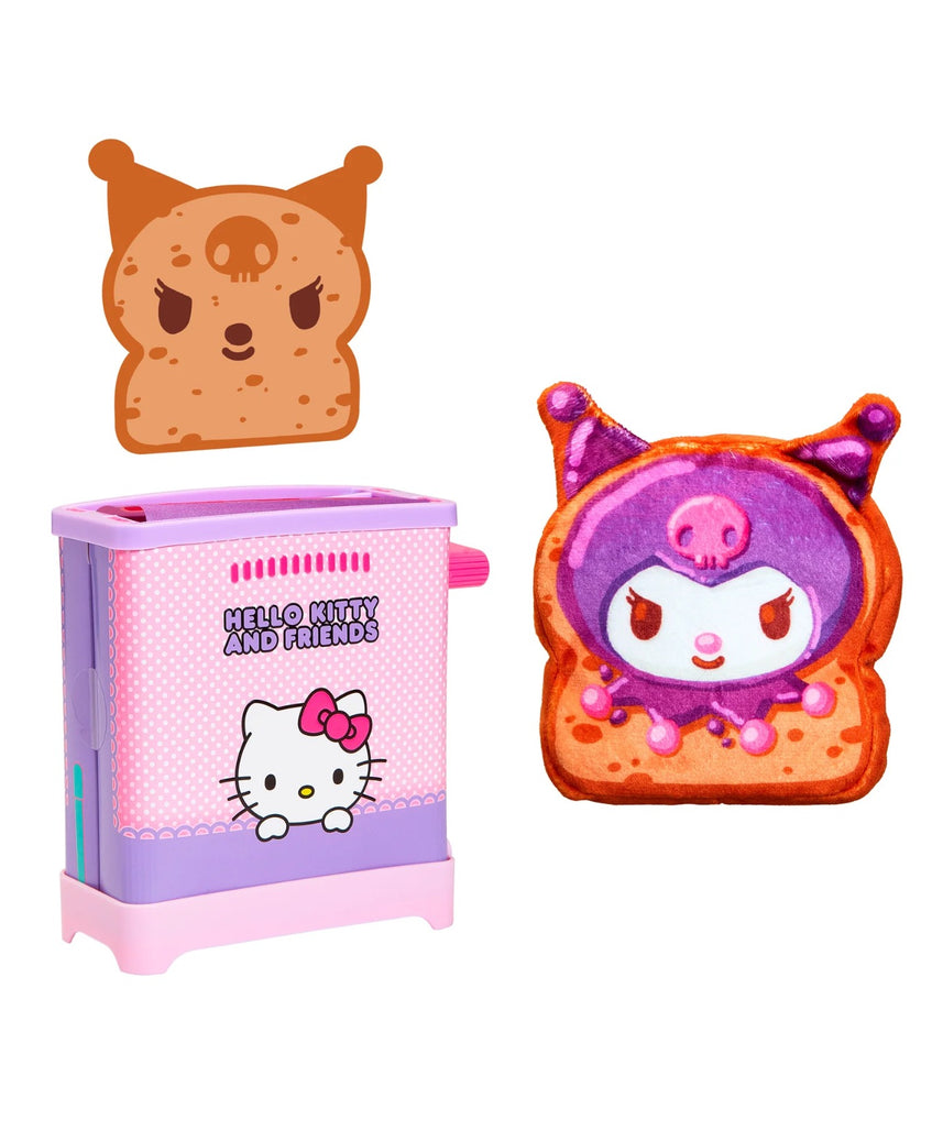 Cookeez Makery Hello Kitty & Friends Toasty Treatz Surprise Scented Plush Toaster Playset Collectible Sanrio Characters 5+