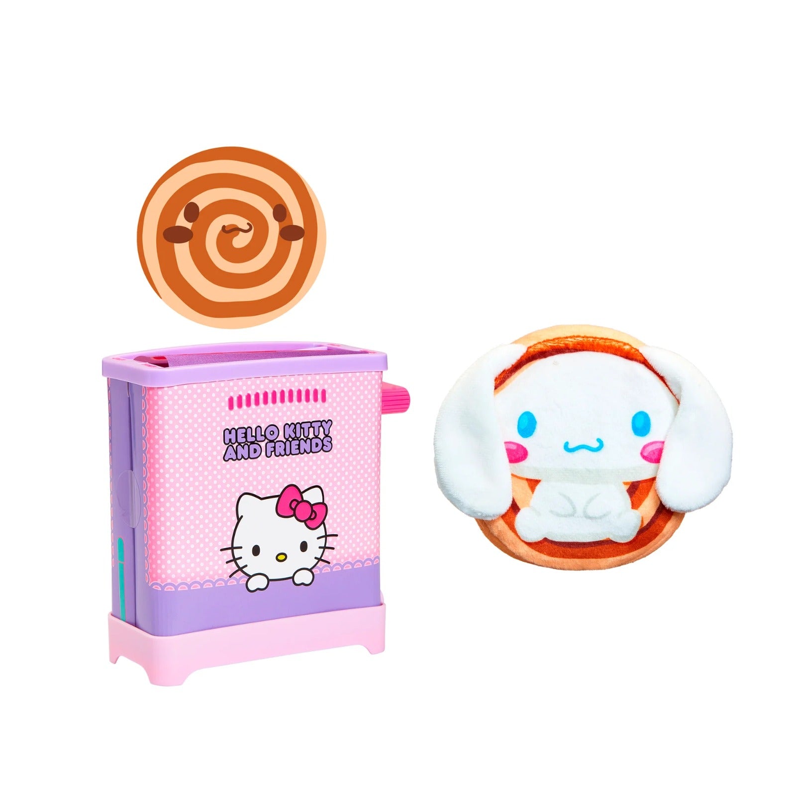 Cookeez Makery Hello Kitty & Friends Toasty Treatz Surprise Scented Plush Toaster Playset Collectible Sanrio Characters 5+