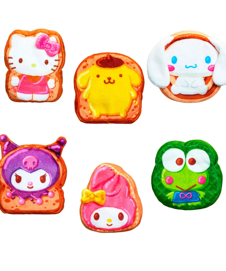 Cookeez Makery Hello Kitty & Friends Toasty Treatz Surprise Scented Plush Toaster Playset Collectible Sanrio Characters 5+