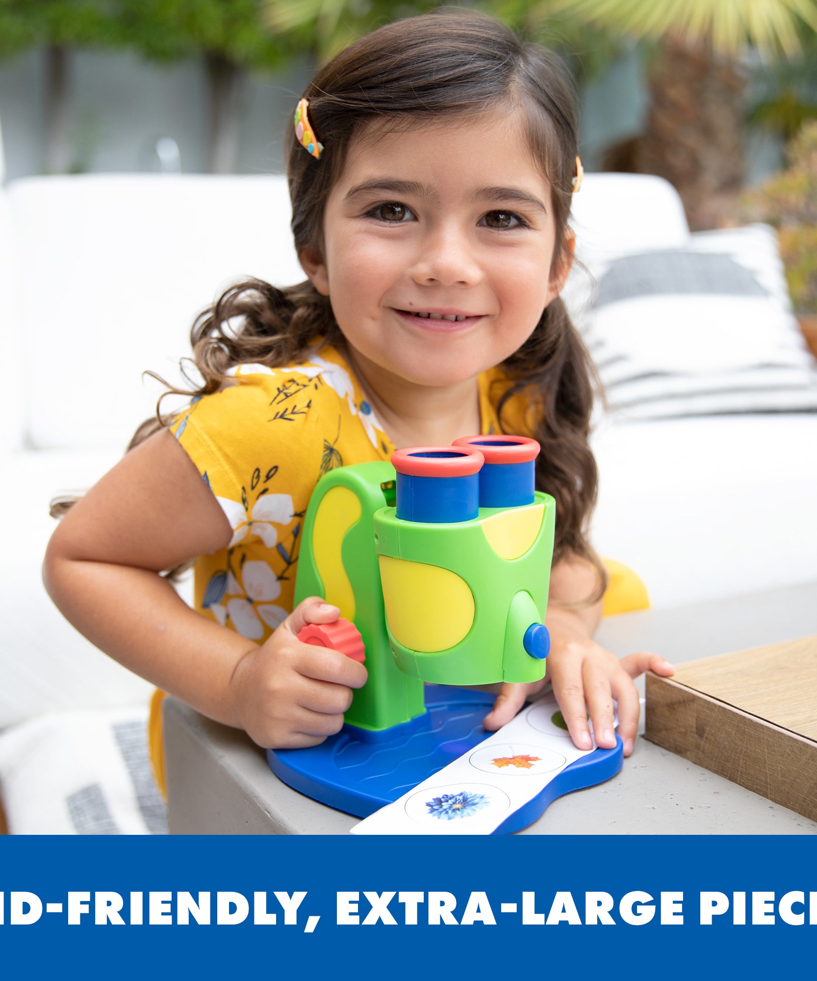 موارد تعليمية: جيو سفاري جونيور. مجهر "ماي فيرست ميكروسكوب"، أداة علمية للمبتدئين للأطفال مزودة بإضاءة LED وتركيز سهل، مناسبة لمرحلة ما قبل المدرسة، مناسبة للأعمار من 3 سنوات فما فوق