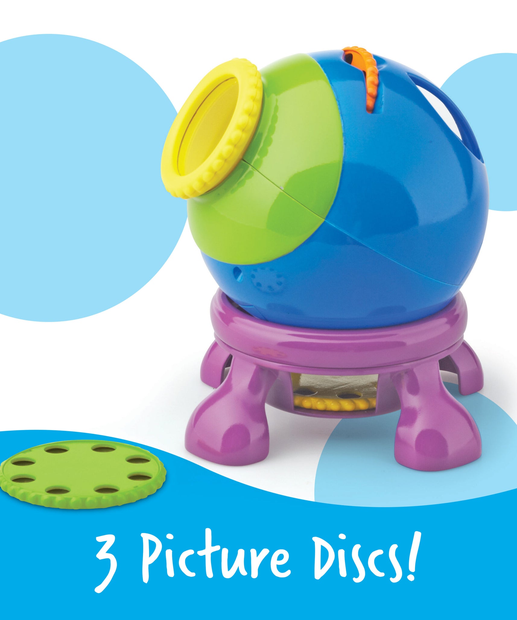 موارد التعلم - جهاز عرض النجوم المتألقة للعلوم الأساسية، لعبة فضاء تعليمية مع 24 صورة ودليل أنشطة متعدد اللغات، للأعمار من 3 سنوات فما فوق