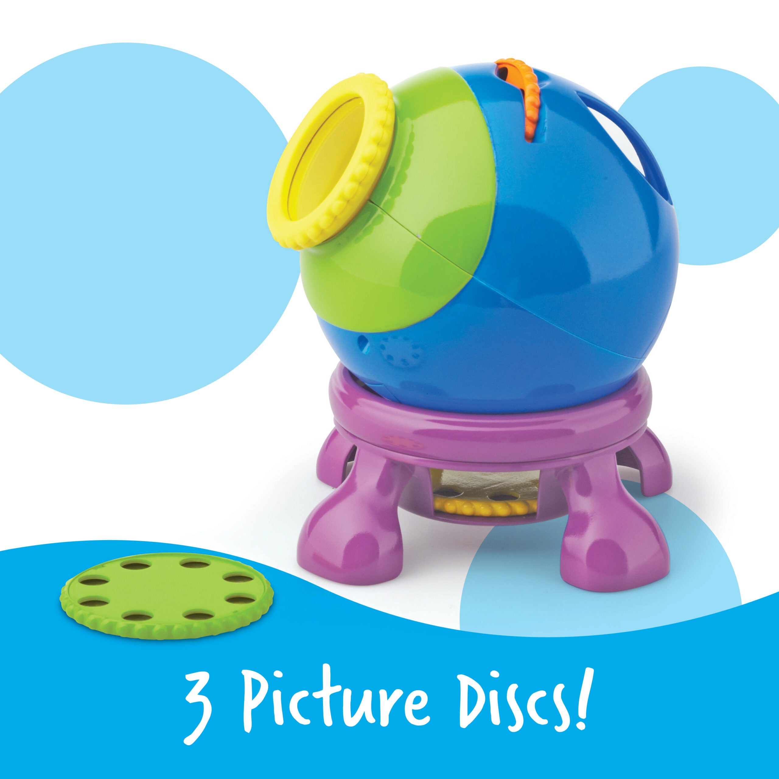 موارد التعلم - جهاز عرض النجوم المتألقة للعلوم الأساسية، لعبة فضاء تعليمية مع 24 صورة ودليل أنشطة متعدد اللغات، للأعمار من 3 سنوات فما فوق