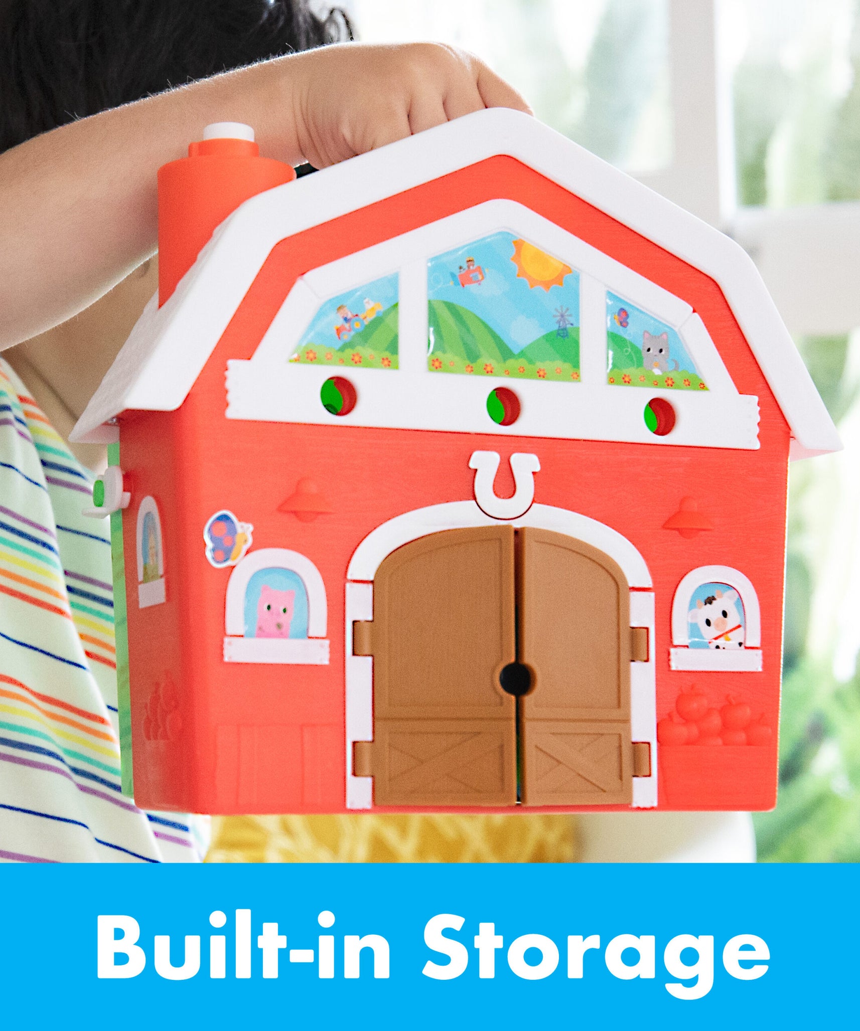 مجموعة ألعاب المزرعة المصممة والمثقبة من مجموعة تعلم الموارد، لعبة بناء STEM مع مثقاب كهربائي آمن للأطفال، مناسبة للأعمار من 3 سنوات فما فوق