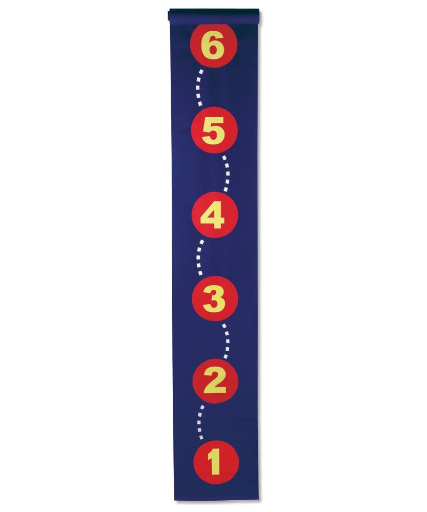Learning Resources Step-By-Step 1-20 Number Line, Wipe-Clean Floor Mat for Active Maths Play, 3.5m Long, Ages 3+