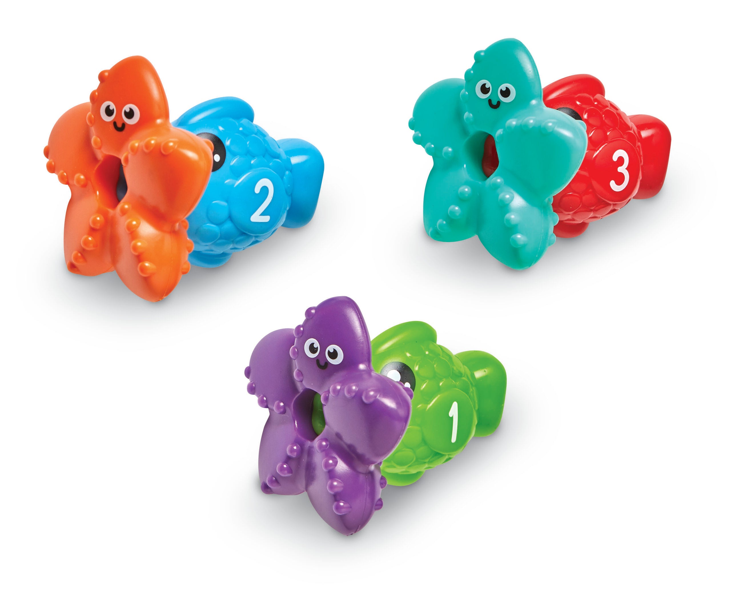 موارد التعلم ستيف القرش المغرفة والرذاذ، لعبة مائية للأطفال الصغار مع سمكة ونجم البحر، حمام، حمام سباحة، وطاولة لعب مائية، للأعمار من 18 شهرًا فما فوق