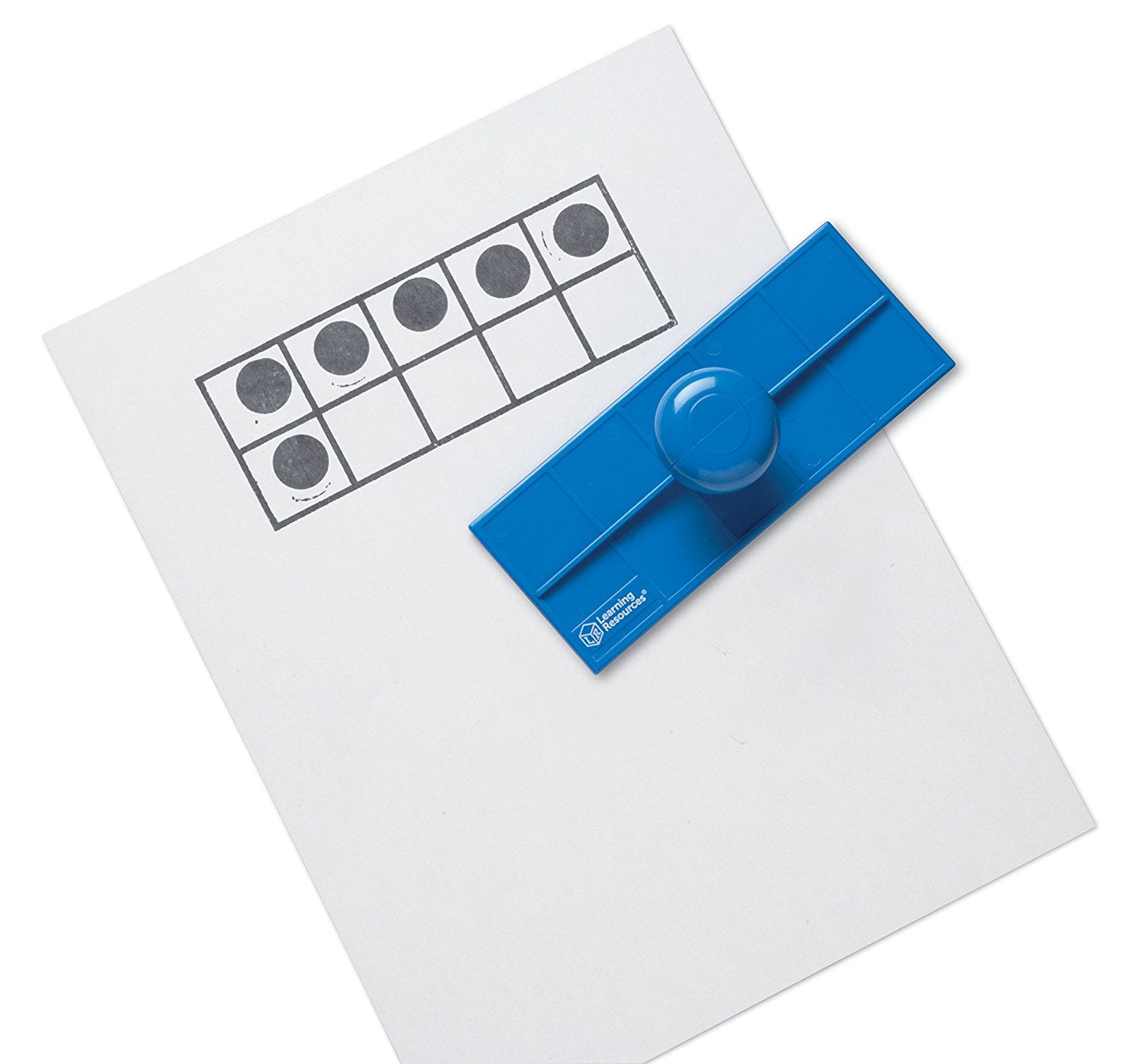 موارد التعلم - ختم الإطار العشري، أداة عملية للحساب المبكر للعد وأنماط الأرقام ومهارات الرياضيات الأساسية، تتضمن 4 ألواح للكتابة والمسح و100 قرص مغناطيسي