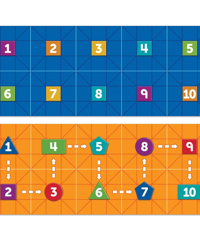 مجموعة موارد التعلم Code &amp; Go Robot Mouse Math Pack، مهارات البرمجة والرياضيات المبكرة للأطفال من سن 5 سنوات فما فوق (لا تتضمن Robot Mouse)