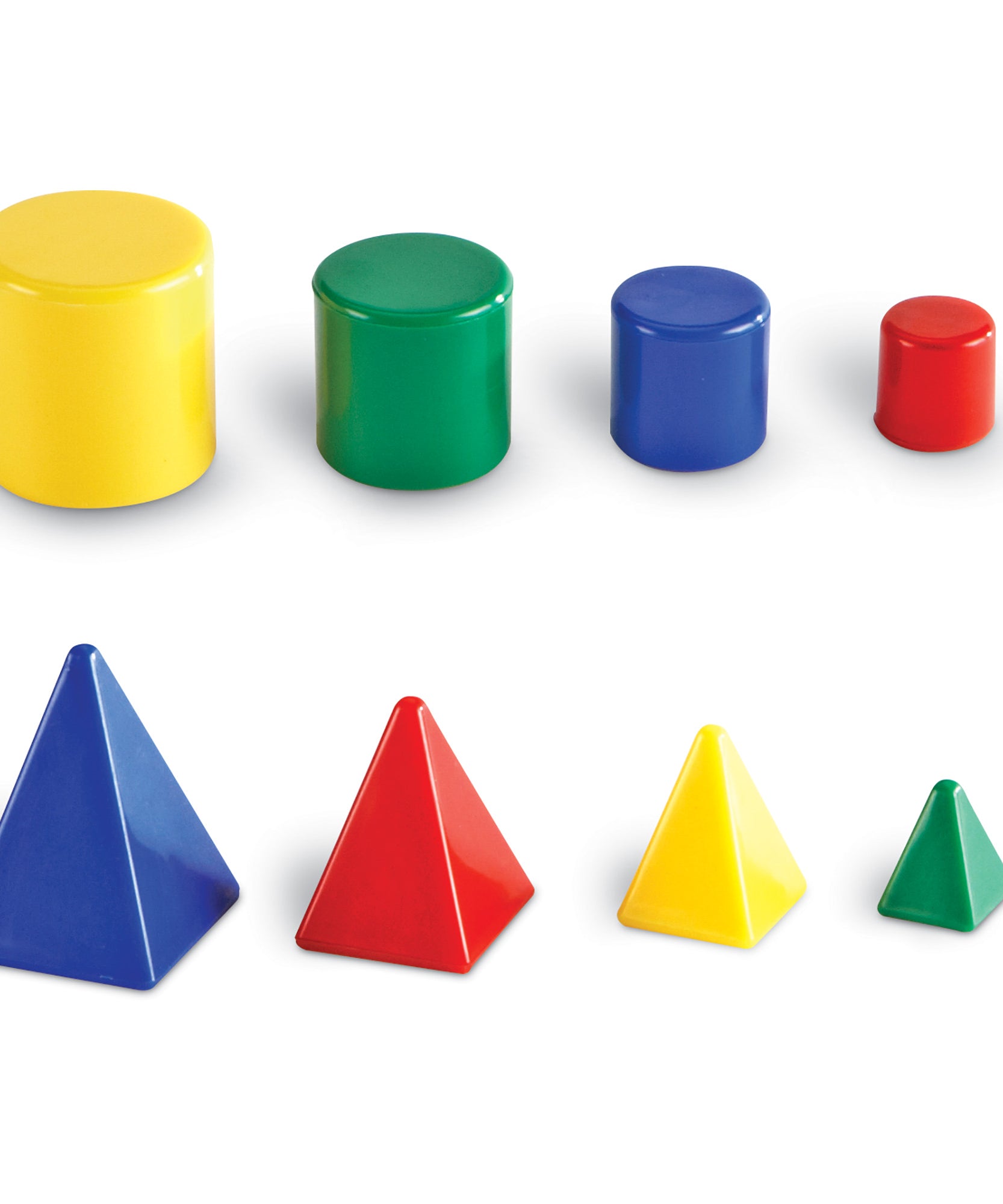 موارد تعليمية صغيرة من GeoSolids، مجموعة من 32 قطعة، مناسبة للأعمار من 5 سنوات فما فوق، أشكال هندسية ثلاثية الأبعاد عملية لمهارات الرياضيات المبكرة