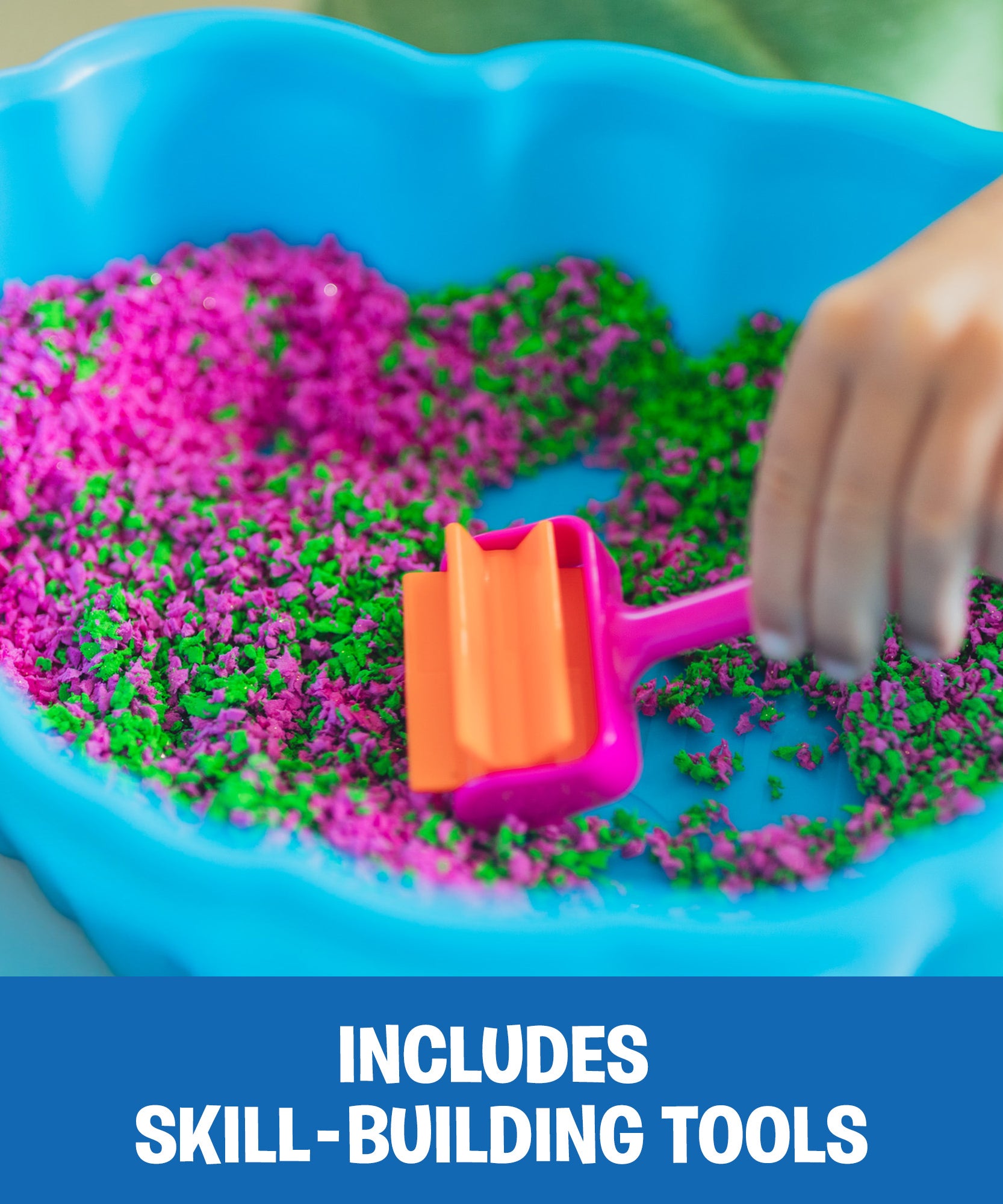 محطة لعب سكويشولوجي من بلاي فوم بلافلي من ليرنينج ريسورسز، محطة لعب حسية مزودة بأدوات لتطوير المهارات الحركية الدقيقة، مجموعة من 6 قطع لمسية للأعمار من 3 سنوات فما فوق