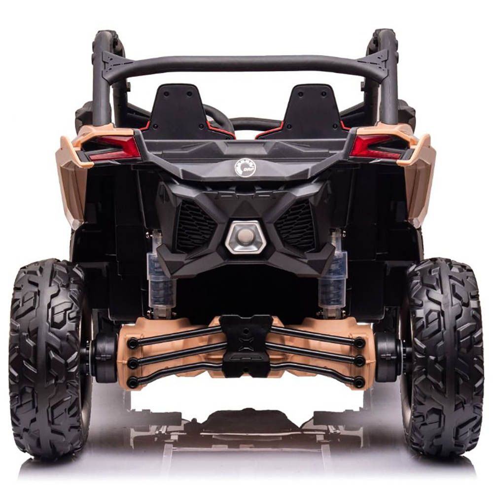 Can-Am Maverick Turbo RR 24V Kids Ride-On Buggy 4 Motors with Parental Remote Control, Off-Road Style Electric UTV for Kids 3+ Years