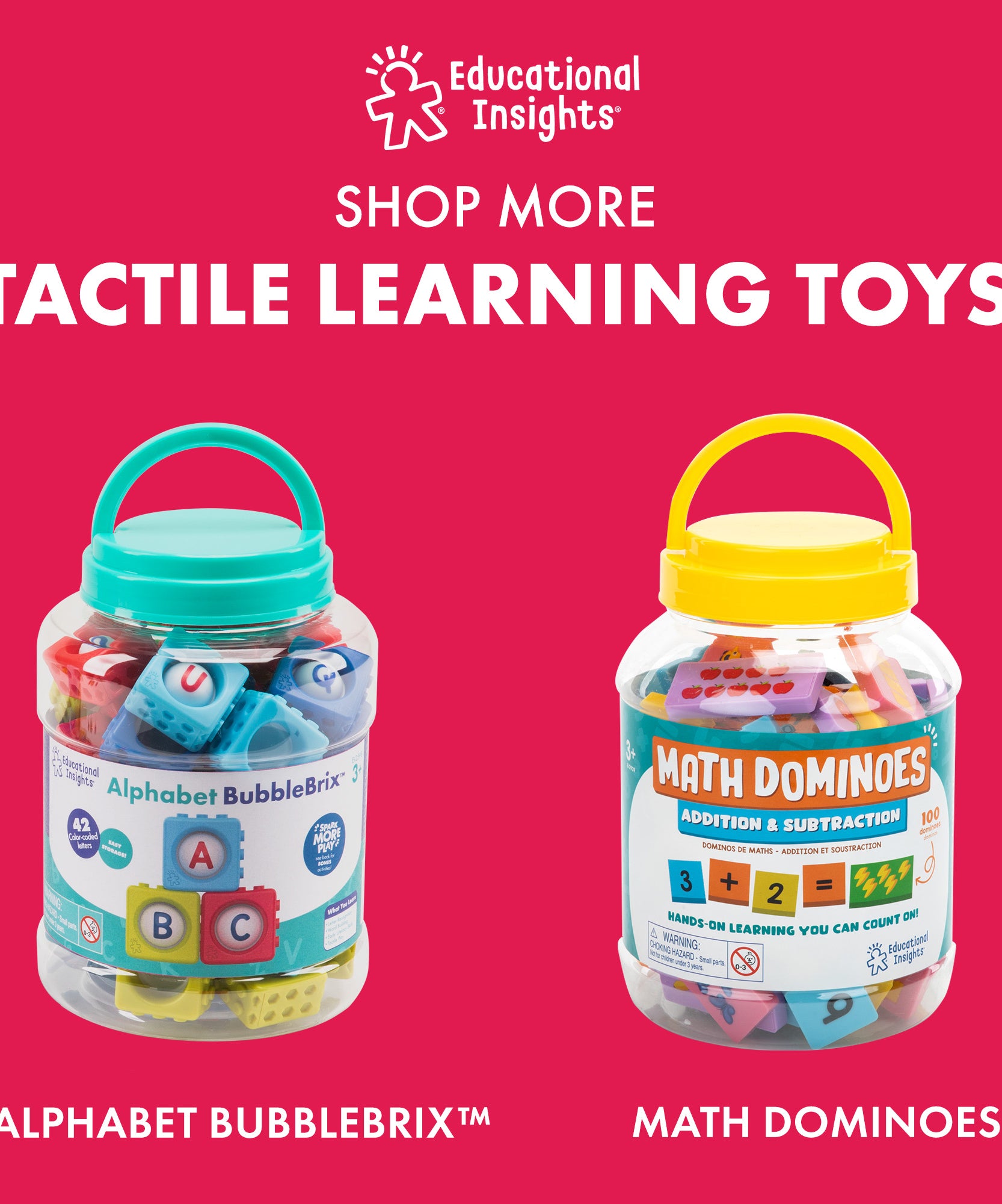 موارد التعلم - لعبة الرياضيات الحسية Number BubbleBrix مع 42 قطعة من مكعبات Popper للتعرف على الأرقام والعد، لعبة تعليمية للأطفال في سن ما قبل المدرسة، من سن 3 سنوات فما فوق