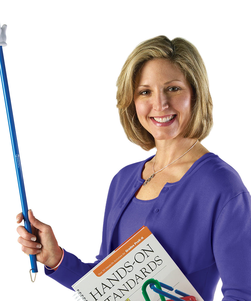 مجموعة مؤشرات يدوية من Learning Resources مكونة من 3 مؤشرات يدوية طويلة جدًا مقاس 24 بوصة للأطفال من سن 3 سنوات فما فوق