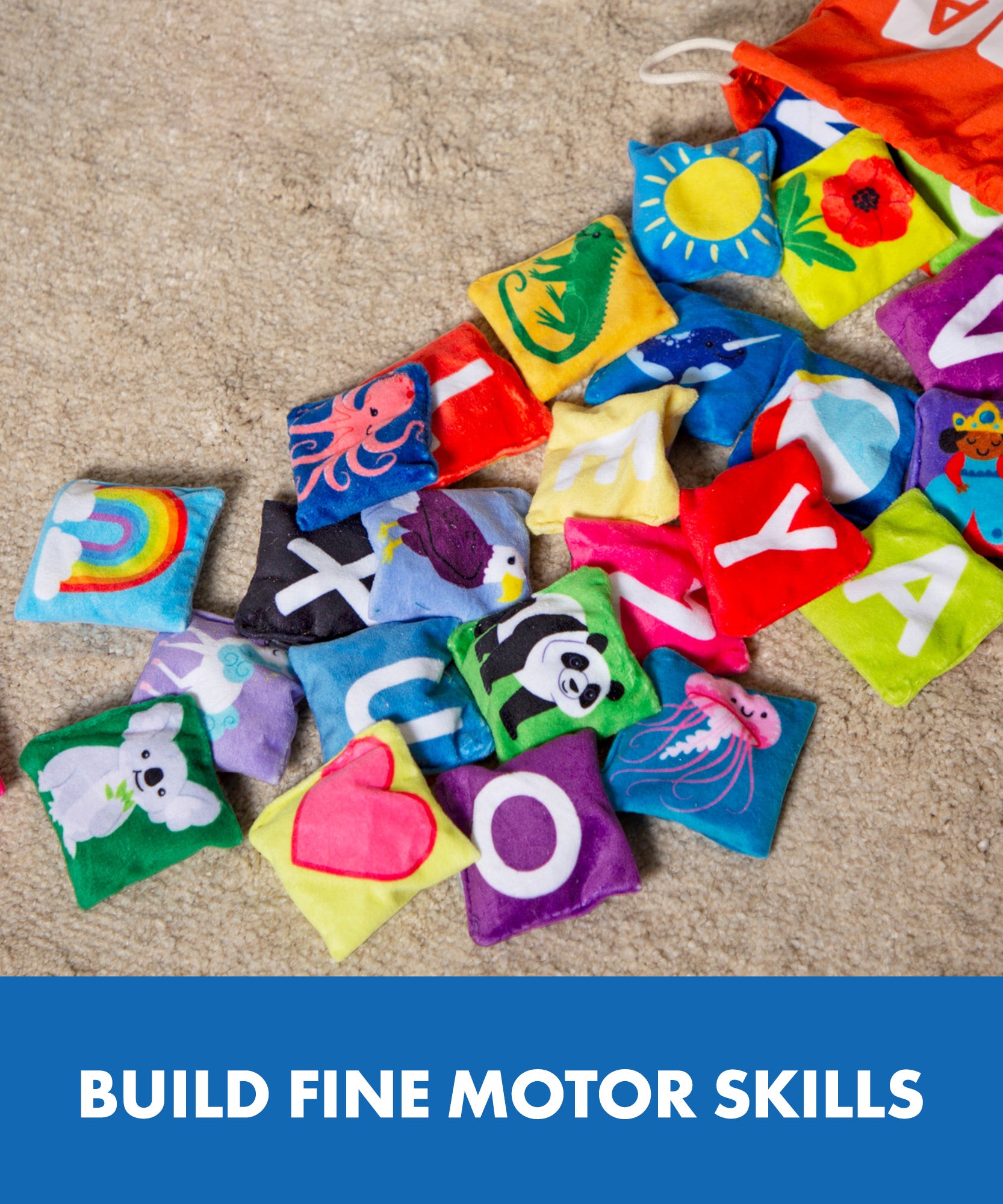 مجموعة حقائب تعلم الحروف الصوتية من Learning Resources، مكونة من 34 قطعة مع حقيبة برباط ودليل أنشطة، لتعليم الحروف الصوتية في السنوات المبكرة للأعمار من 3 سنوات فما فوق