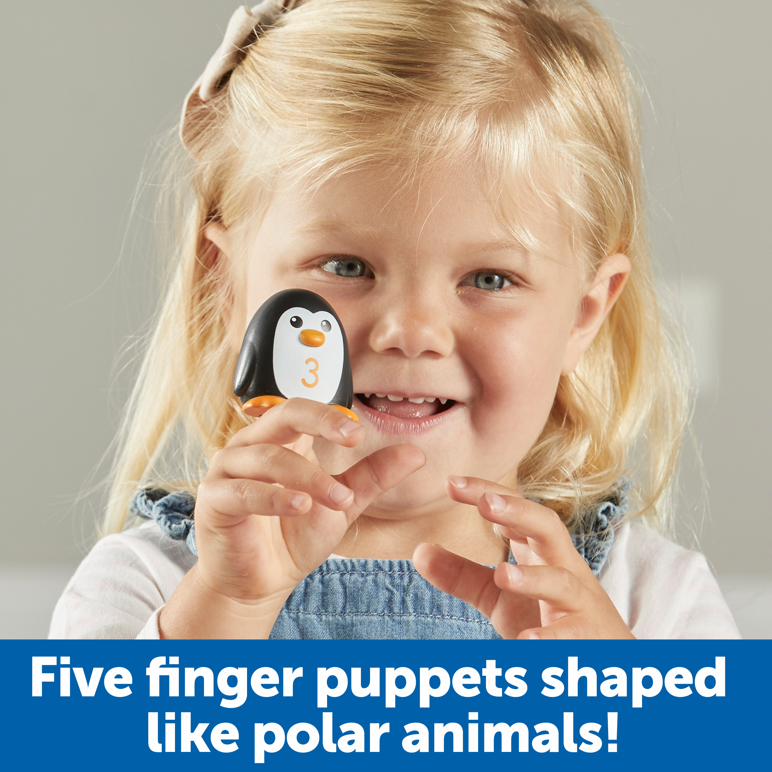 موارد التعلم فرز الحيوانات القطبية والبحث عنها، لعبة تعليمية للأطفال الصغار تحتوي على 5 دمى أصابع حيوانية وإيجلو مرقمة، تُعلّم الألوان والعد والمهارات الحركية الدقيقة، للأعمار من 18 شهرًا فما فوق