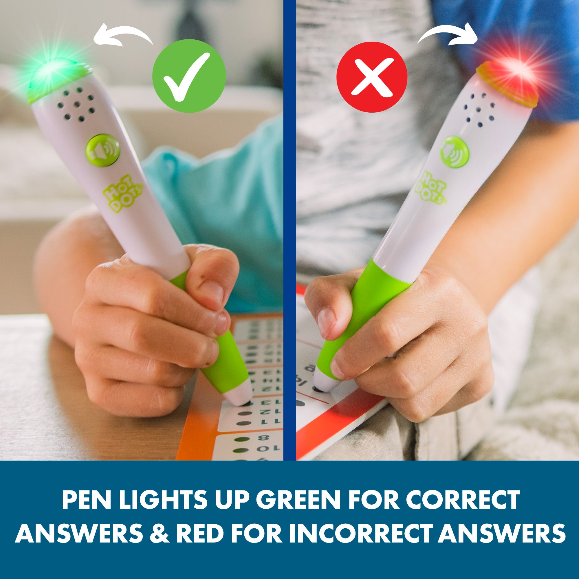 مصادر التعلم - النقاط الساخنة - دعونا نتعلم الرياضيات - الصف الأول، كتاب تمارين تفاعلي يحتوي على 50 صفحة أنشطة وقلم ناطق، مناسب للأعمار من 6 سنوات فما فوق