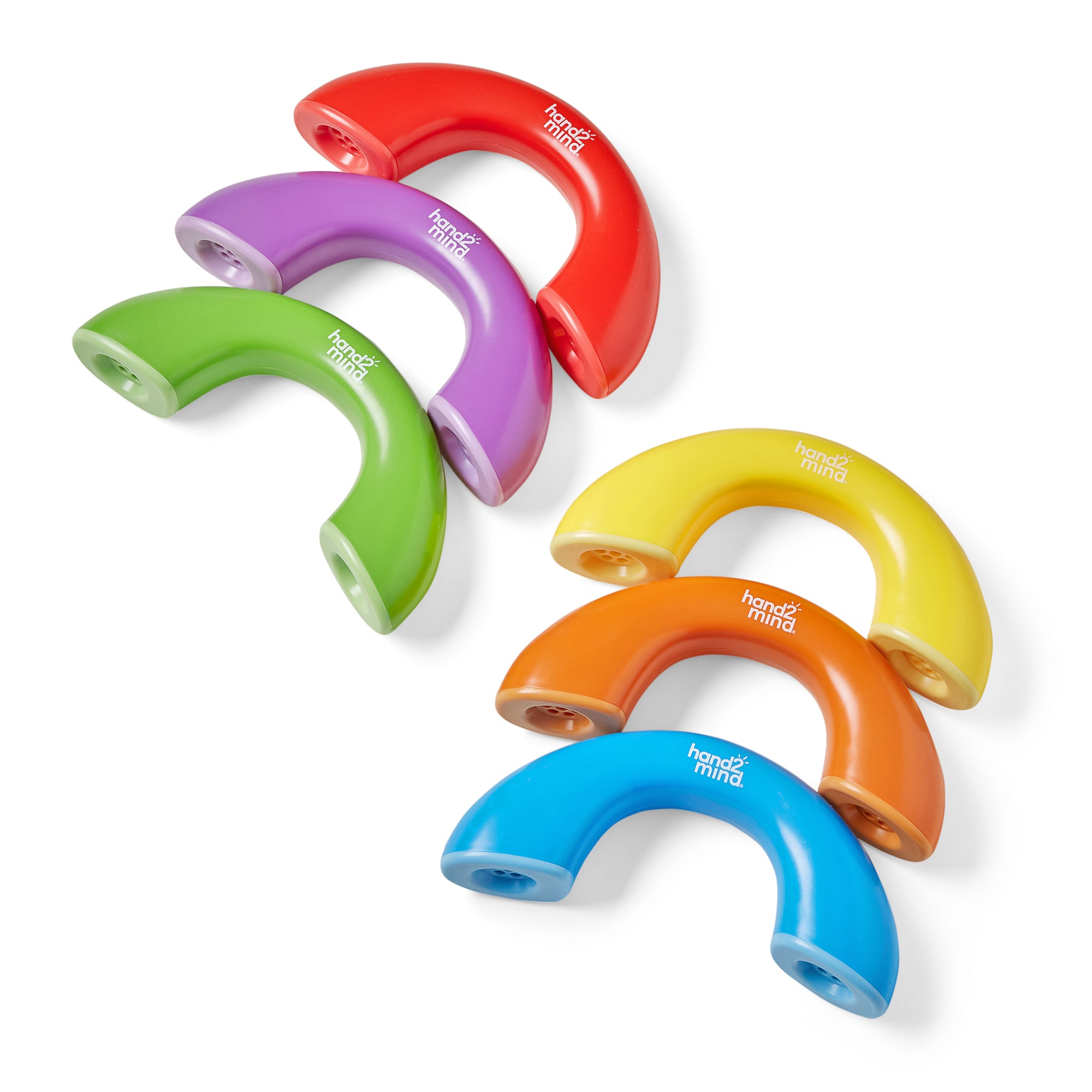 موارد التعلم - هواتف الصوتيات (مجموعة من 6)، أداة للعلاج الصوتي والنطق لبناء الوعي الصوتي، والقراءة الهمسية، وممارسة النطق، للأعمار من 3 سنوات فما فوق